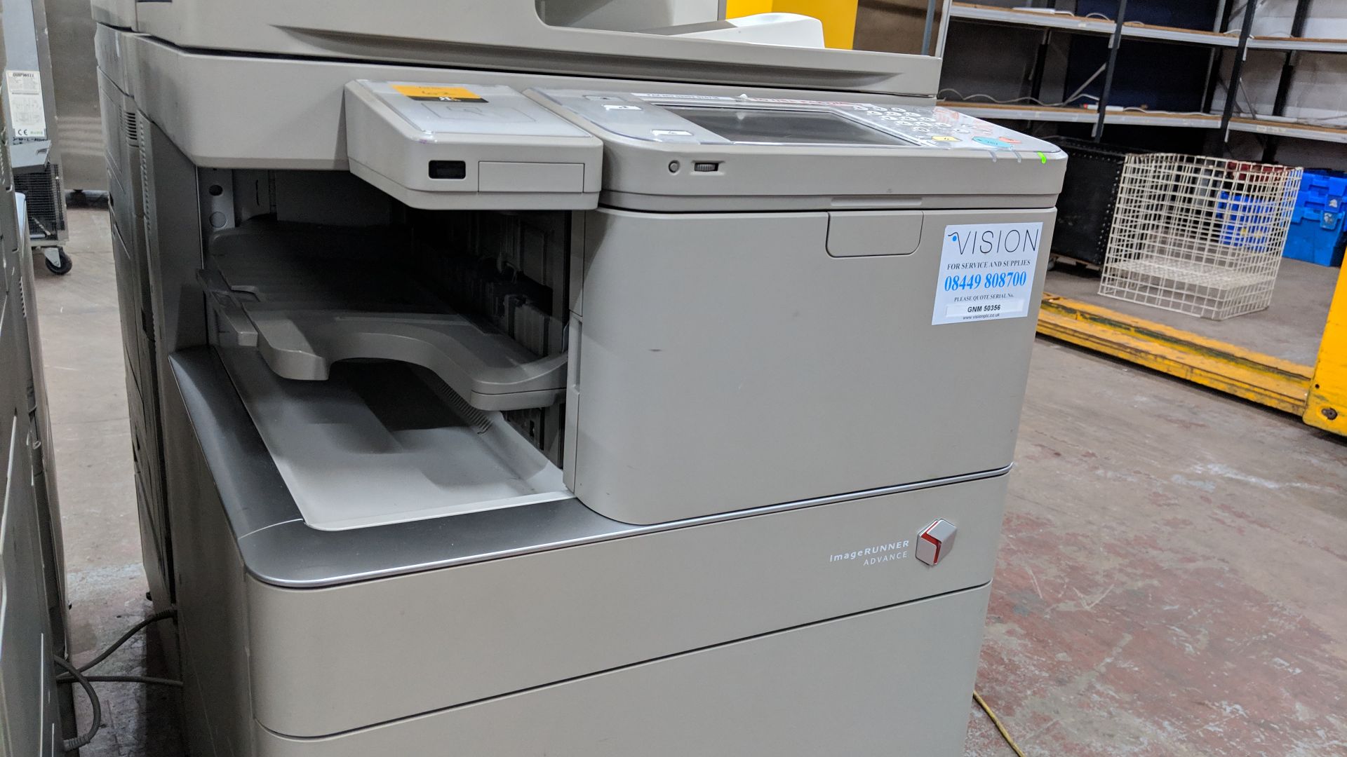 Canon imageRUNNER Advance model C5030i floorstanding copier with auto docufeed & pedestal - Image 6 of 14