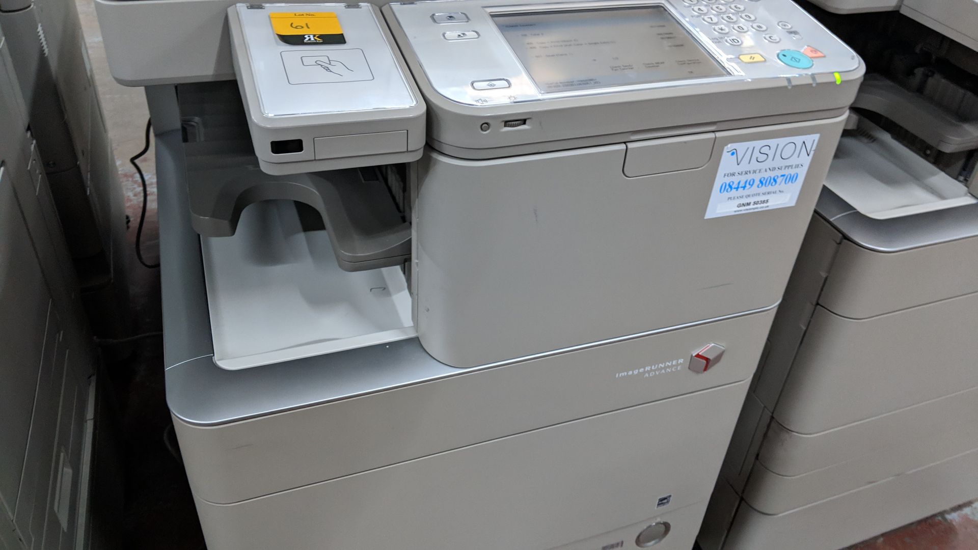 Canon imageRUNNER Advance model C5030i floorstanding copier with auto docufeed & pedestal - Image 12 of 12