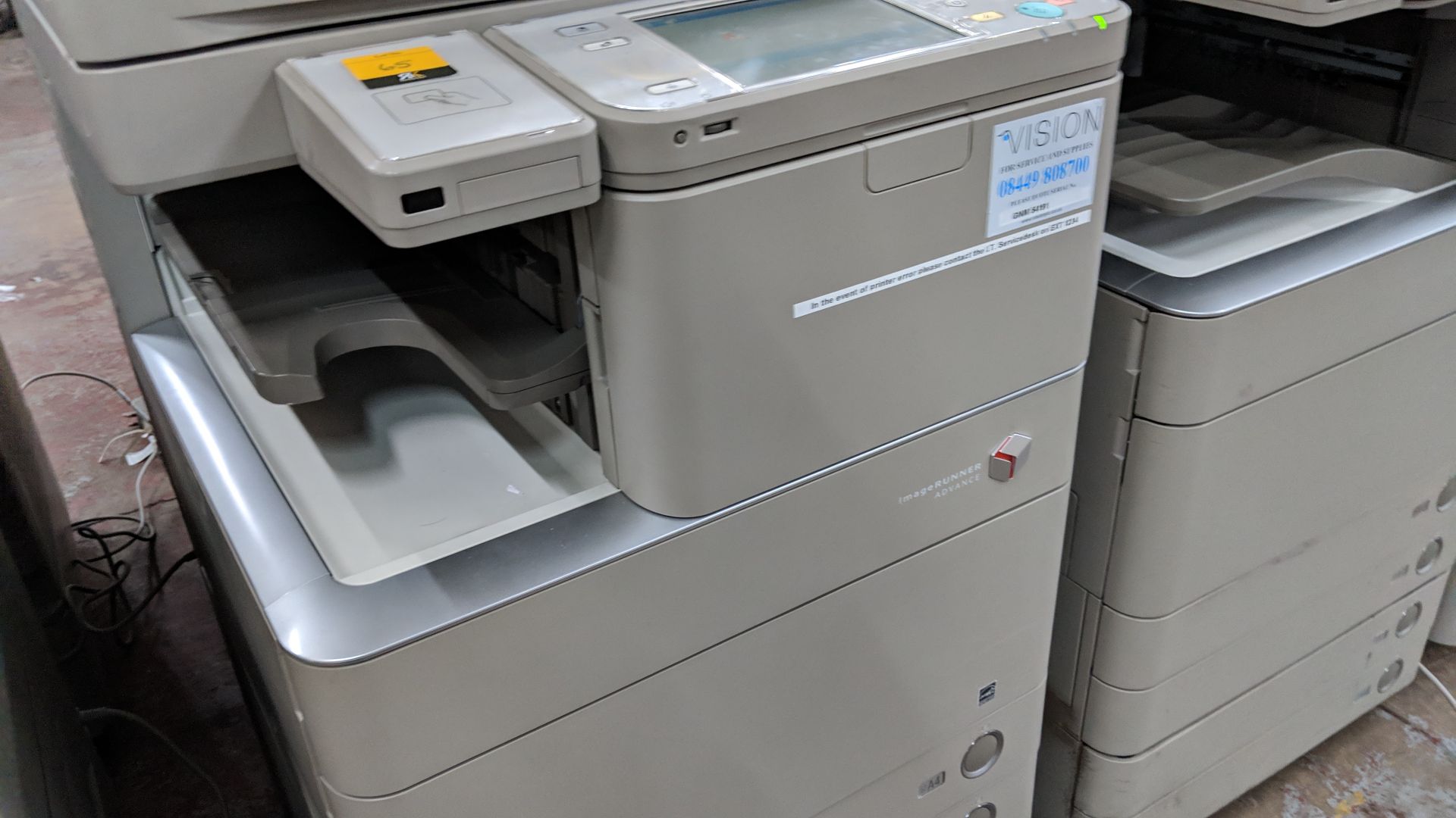 Canon imageRUNNER Advance model C5030i floorstanding copier with auto docufeed & pedestal - Image 6 of 12