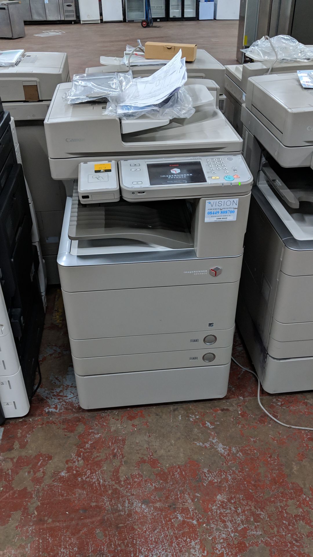 Canon imageRUNNER Advance model C5030i floorstanding copier with auto docufeed & pedestal - Image 3 of 6