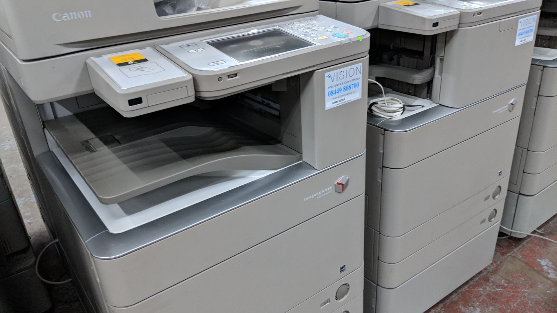 Canon imageRUNNER Advance model C5030i floorstanding copier with auto docufeed & pedestal - Image 5 of 10