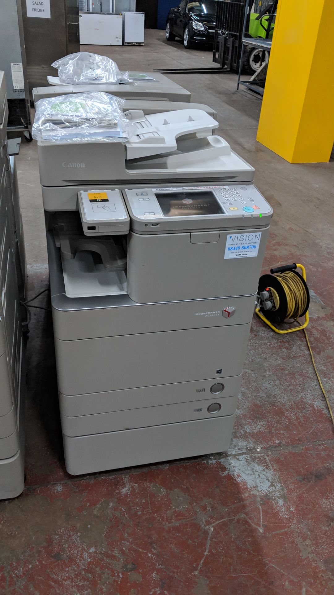 Canon imageRUNNER Advance model C5030i floorstanding copier with auto docufeed & pedestal - Image 4 of 14