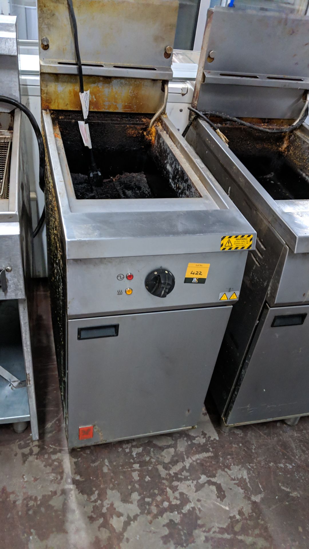 Falcon stainless steel floorstanding fryer, G401F IMPORTANT: Please remember goods successfully - Image 2 of 6