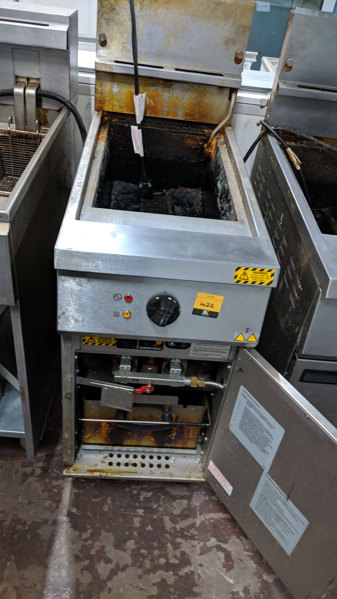 Falcon stainless steel floorstanding fryer, G401F IMPORTANT: Please remember goods successfully - Image 6 of 6