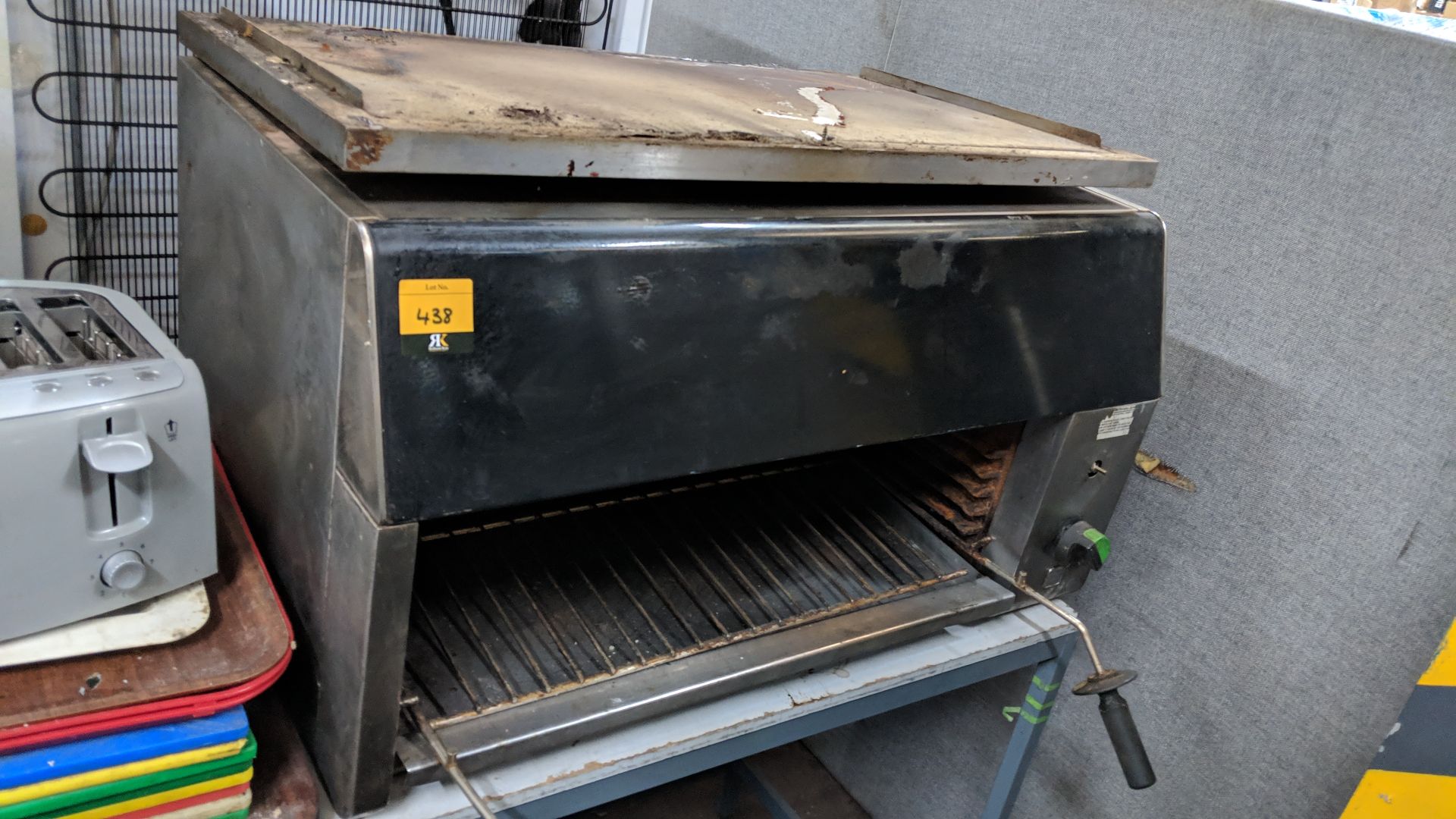 Large stainless steel grill IMPORTANT: Please remember goods successfully bid upon must be paid