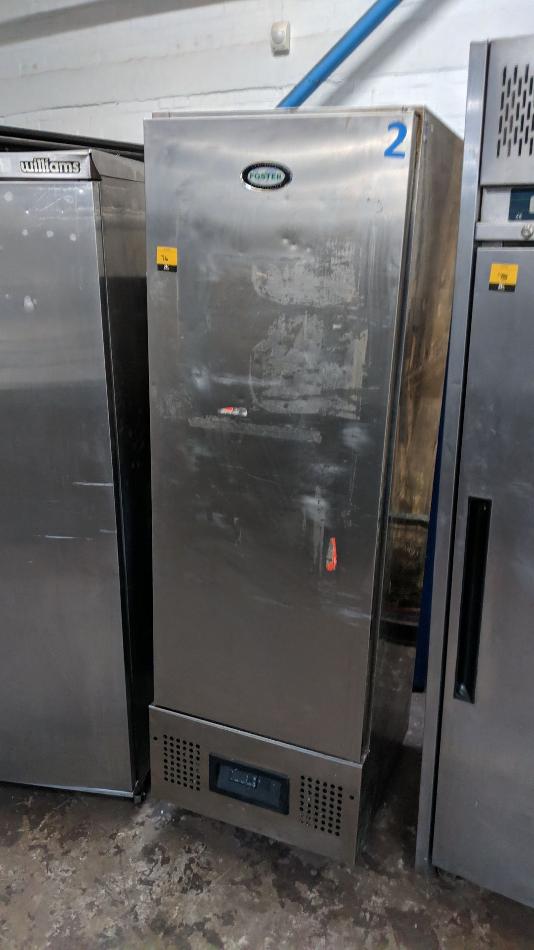 Foster FSL 400L stainless steel floorstanding freezer IMPORTANT: Please remember goods - Image 2 of 5