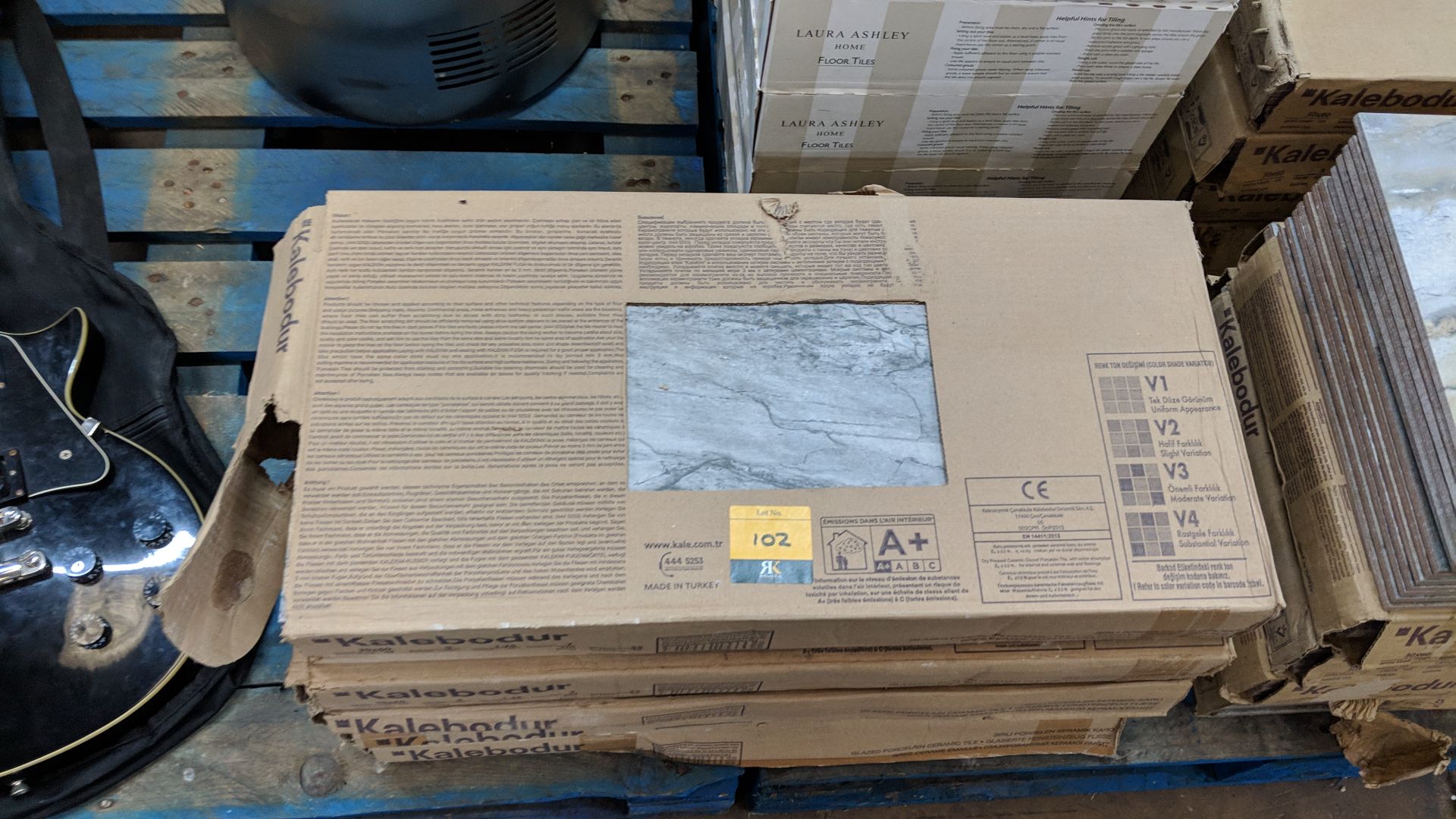 5 boxes of Kalebodur high quality floor/wall tiles, each box containing approx. 1.26sq m of tiles - Image 3 of 6