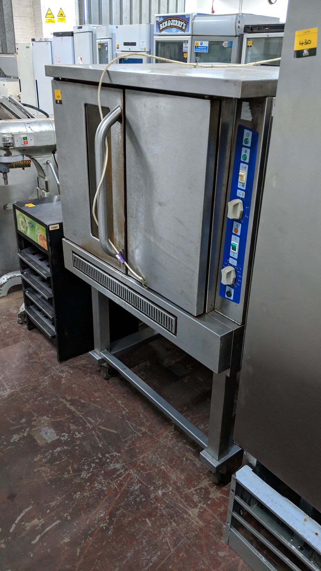Falcon stainless steel oven on mobile stand IMPORTANT: Please remember goods successfully bid upon - Image 2 of 8