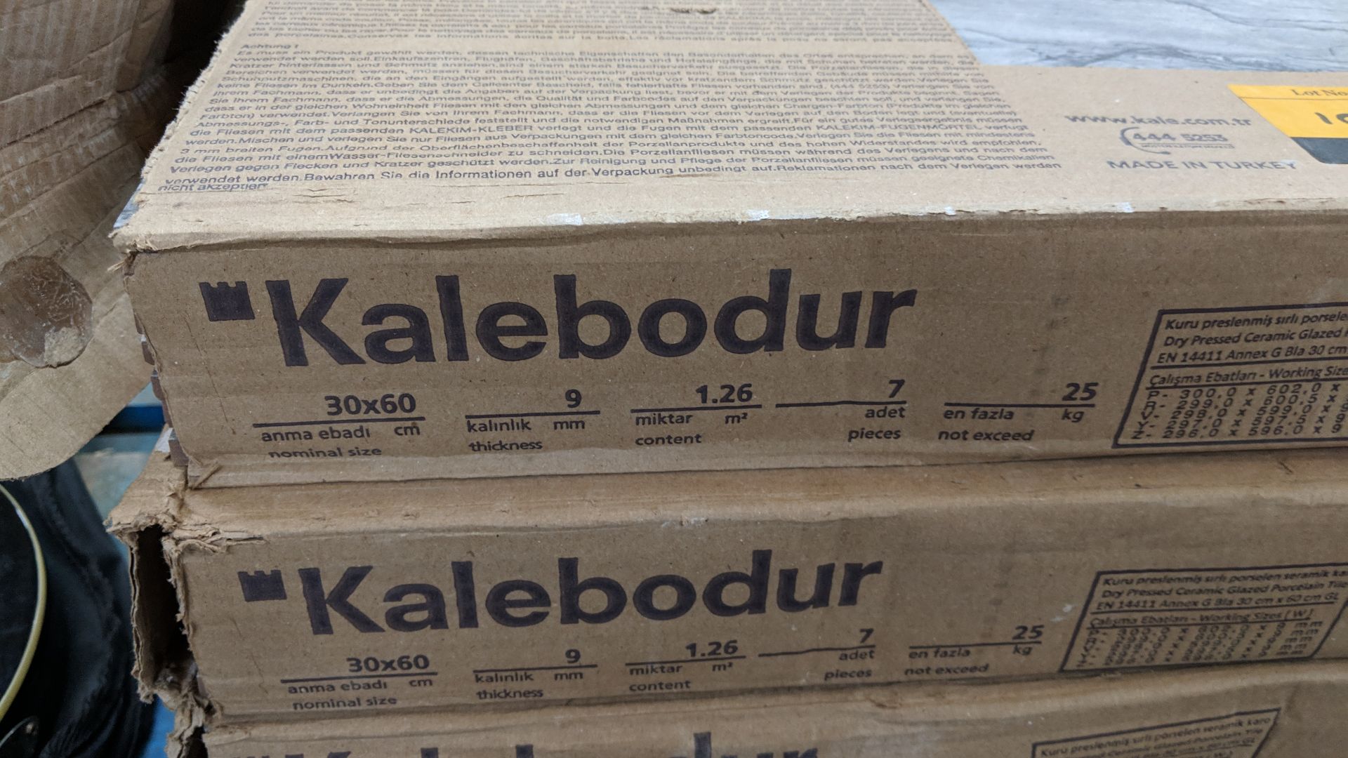 5 boxes of Kalebodur high quality floor/wall tiles, each box containing approx. 1.26sq m of tiles - Image 4 of 6
