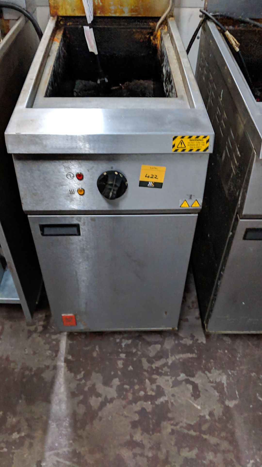 Falcon stainless steel floorstanding fryer, G401F IMPORTANT: Please remember goods successfully - Image 4 of 6