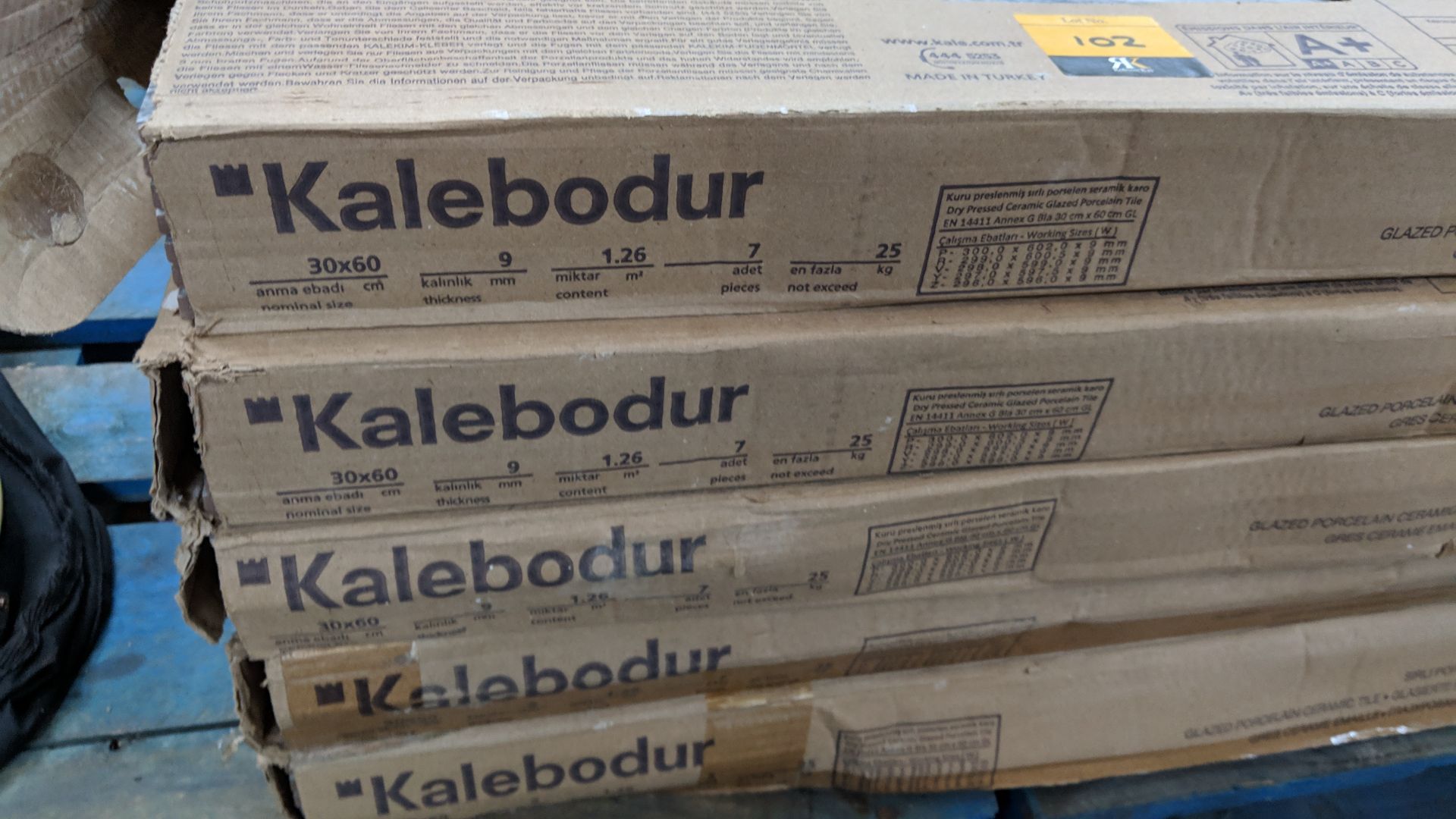 5 boxes of Kalebodur high quality floor/wall tiles, each box containing approx. 1.26sq m of tiles - Image 5 of 6