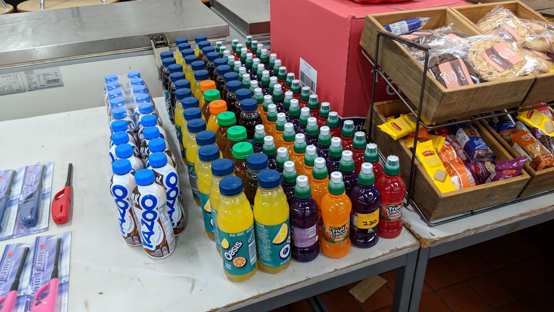 Approximately 113 assorted bottles of Fruit Shoot, Oasis, Yahoo and other drinks Lots 80 - 95 &