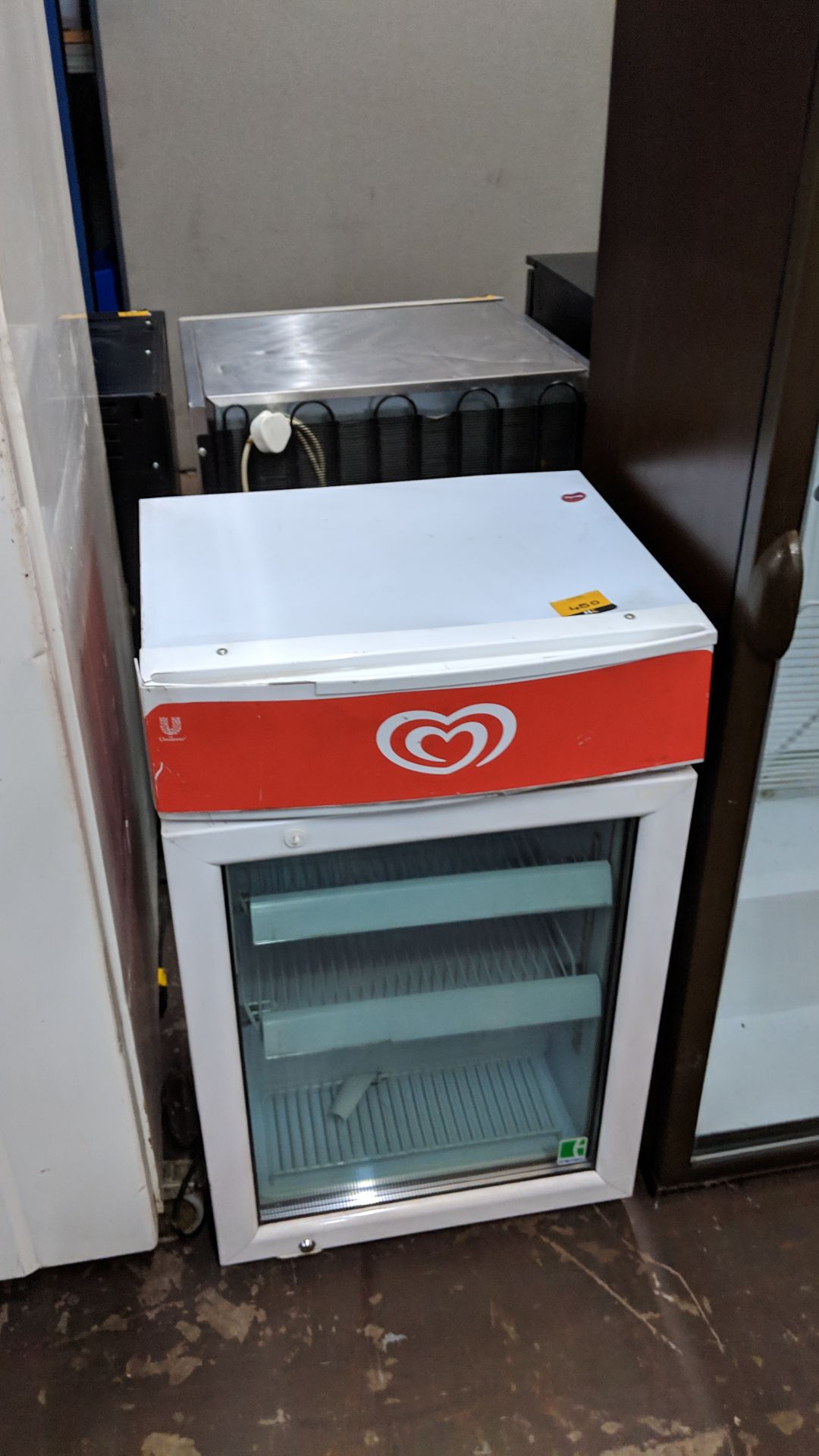 Small clear front display freezer IMPORTANT: Please remember goods successfully bid upon must be