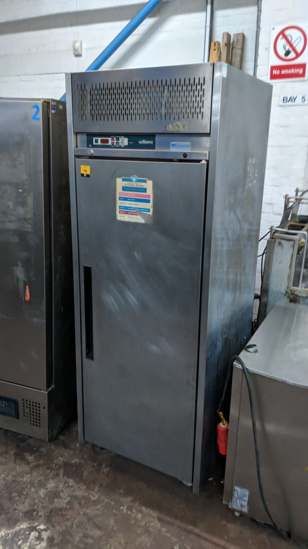 Williams stainless steel floorstanding freezer IMPORTANT: Please remember goods successfully bid