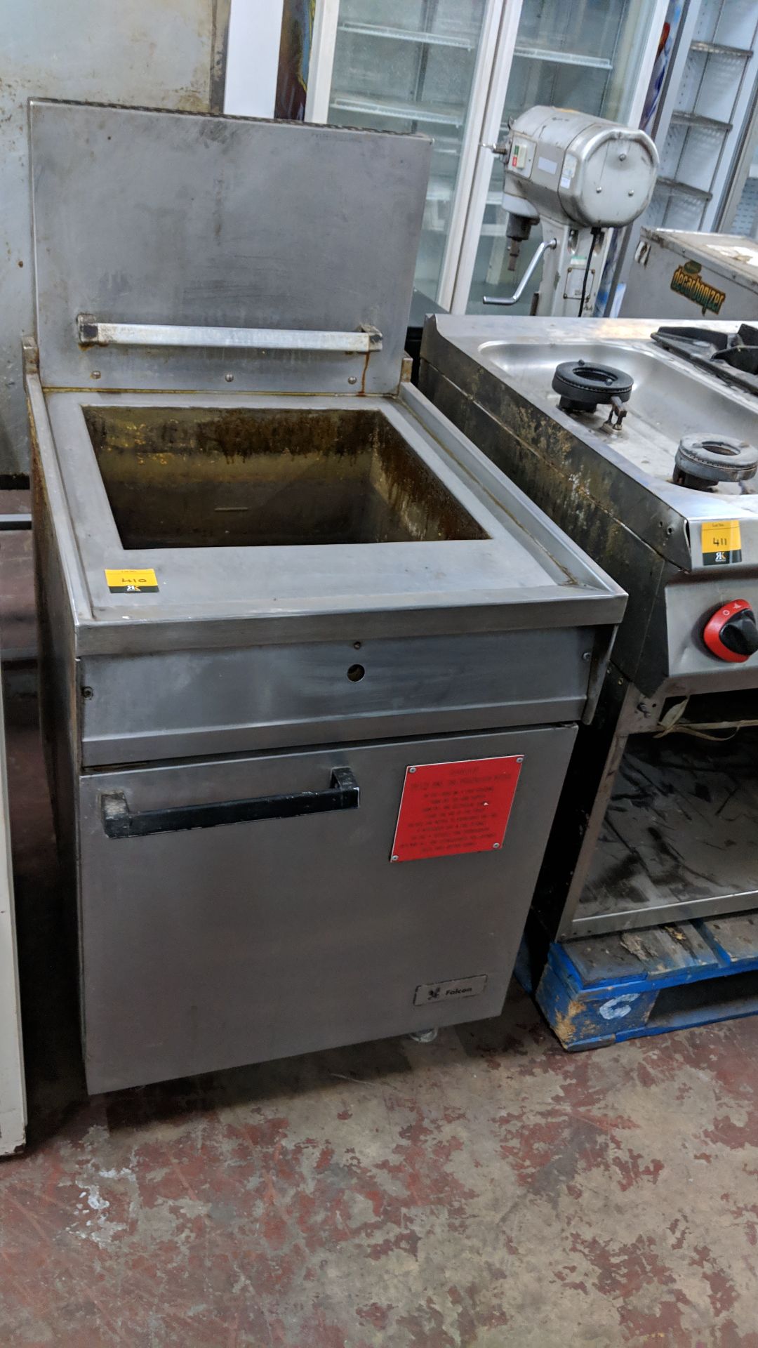 Falcon stainless steel large fryer IMPORTANT: Please remember goods successfully bid upon must be