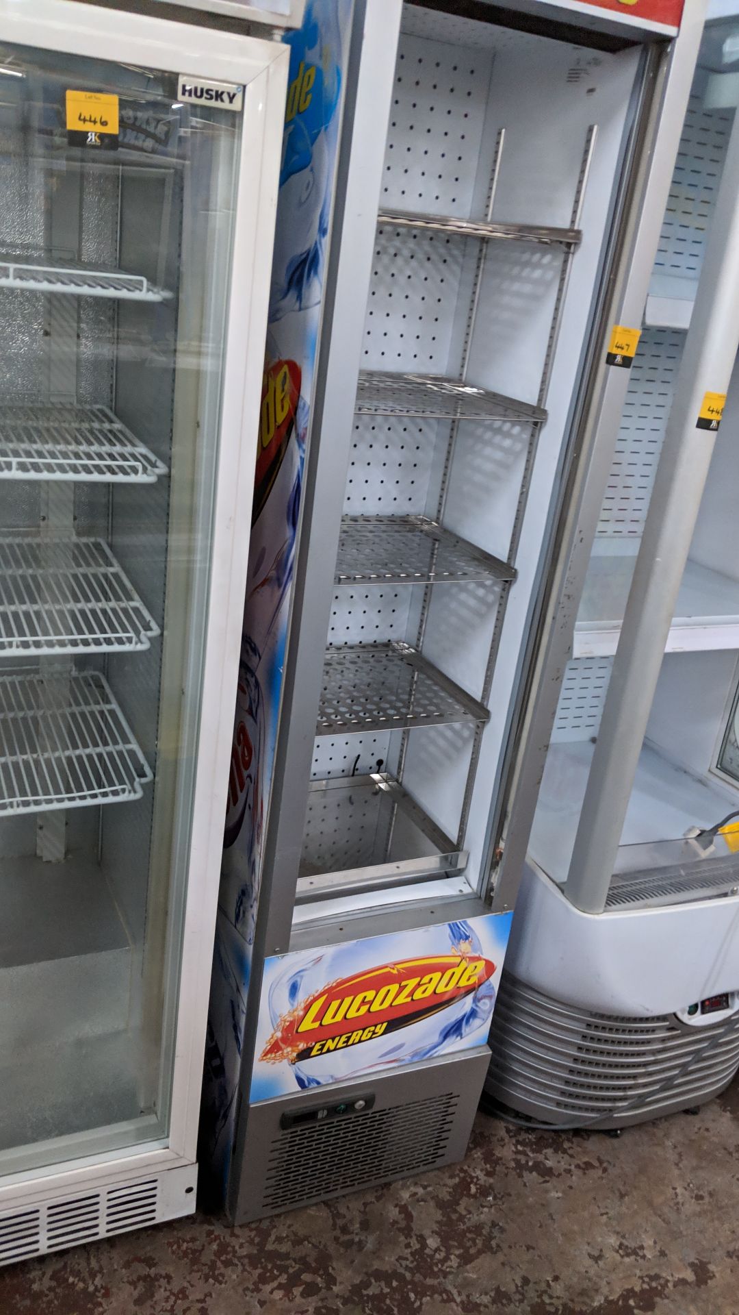 Slimline open front display fridge IMPORTANT: Please remember goods successfully bid upon must be - Image 3 of 3