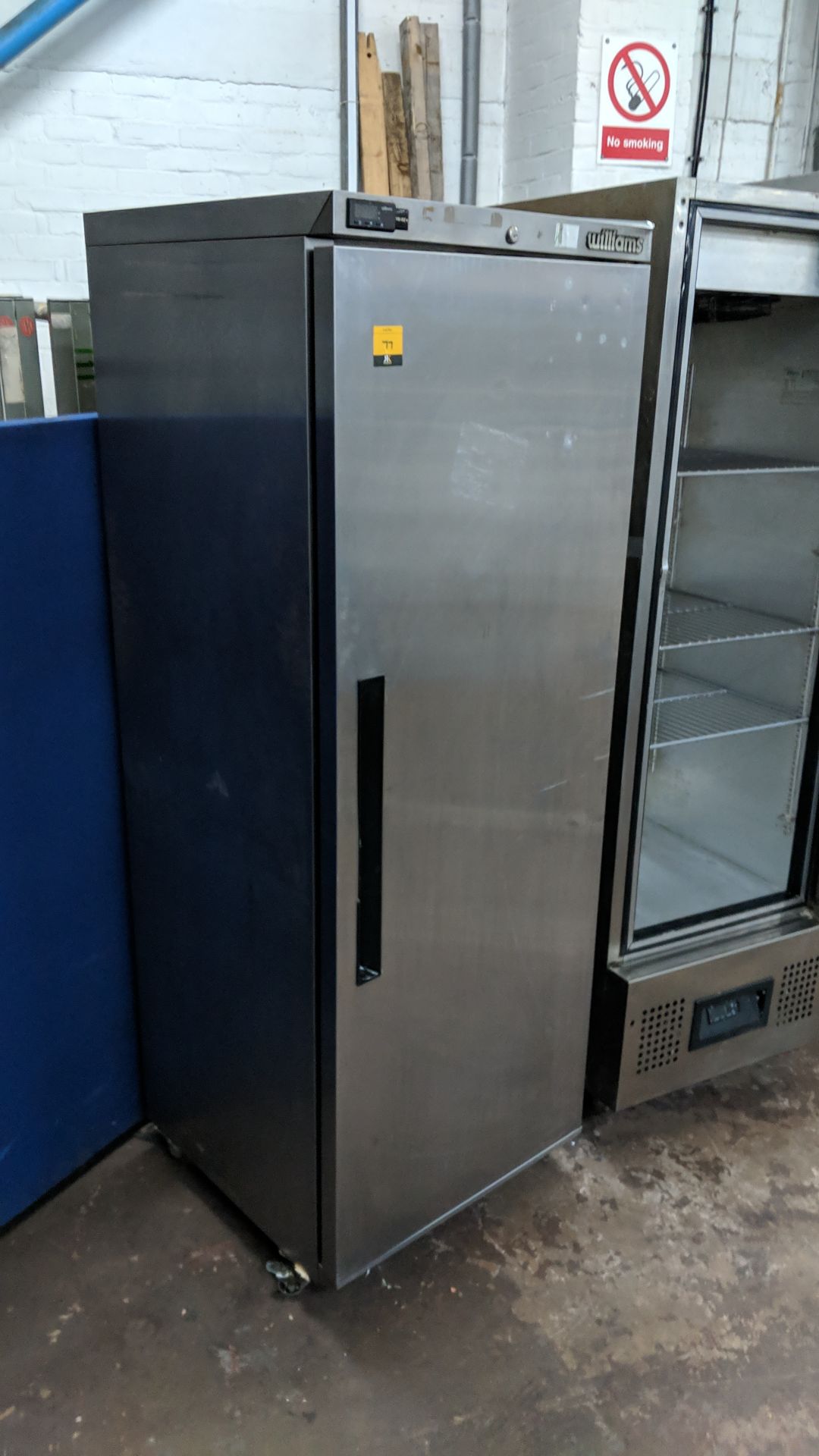 Williams LA400 stainless steel tall floorstanding freezer IMPORTANT: Please remember goods - Image 2 of 5