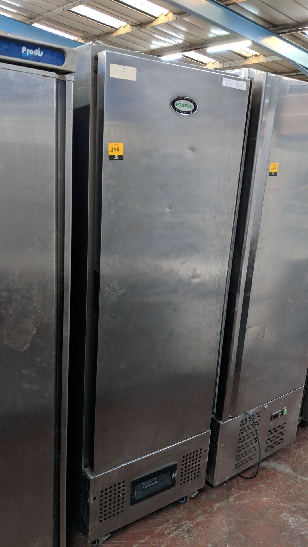 Foster stainless steel tall fridge IMPORTANT: Please remember goods successfully bid upon must be