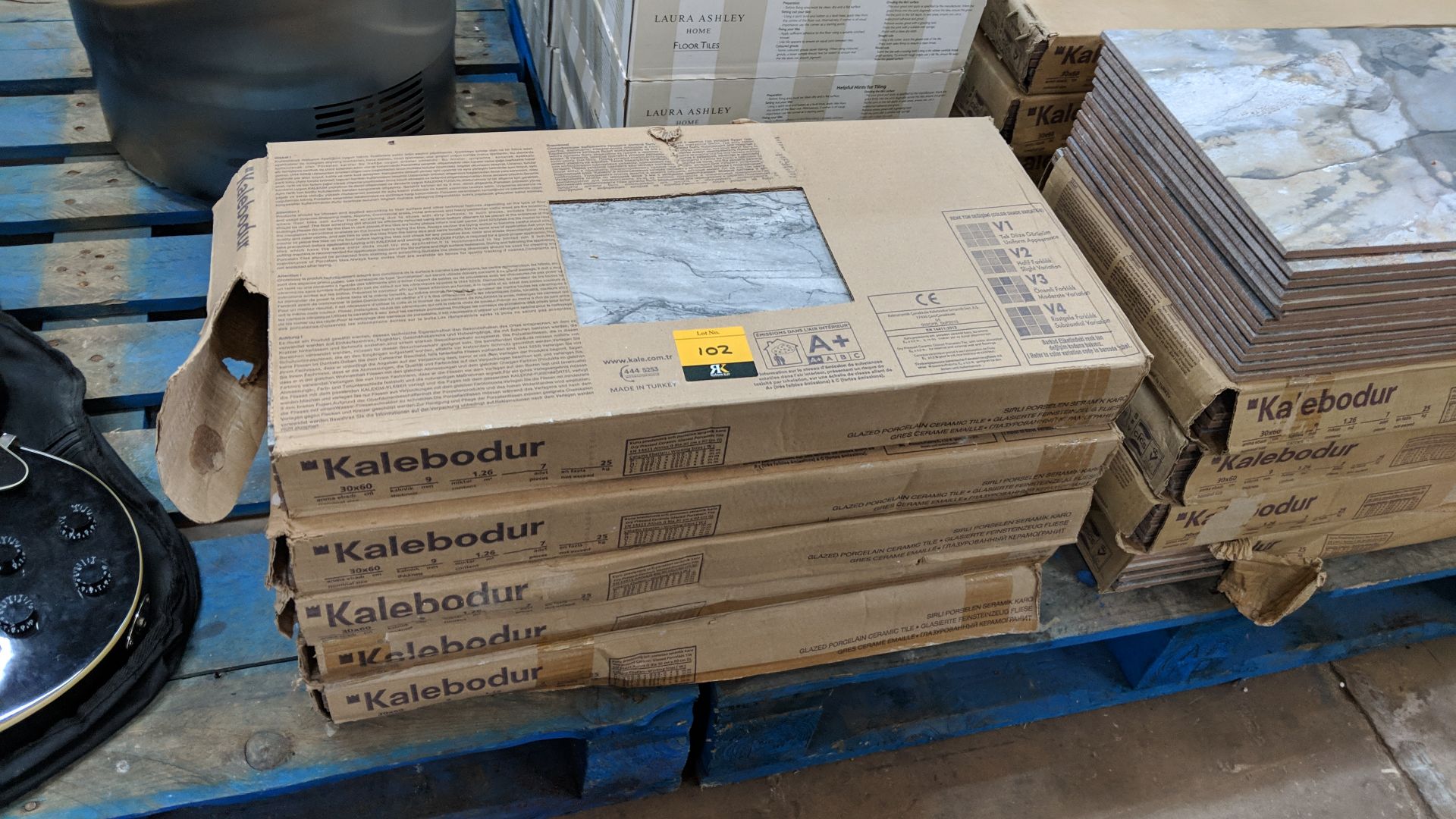 5 boxes of Kalebodur high quality floor/wall tiles, each box containing approx. 1.26sq m of tiles - Image 2 of 6