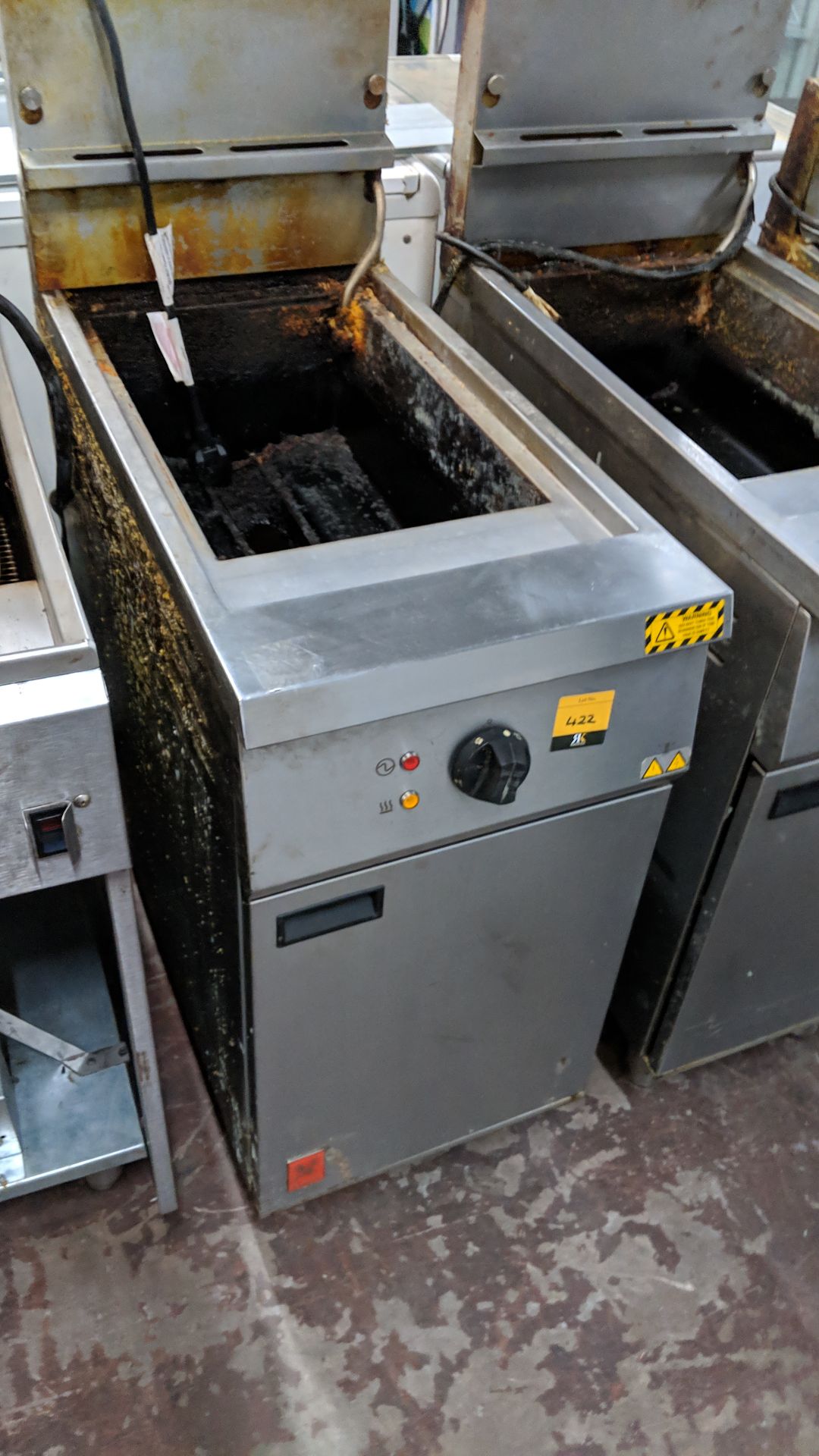 Falcon stainless steel floorstanding fryer, G401F IMPORTANT: Please remember goods successfully