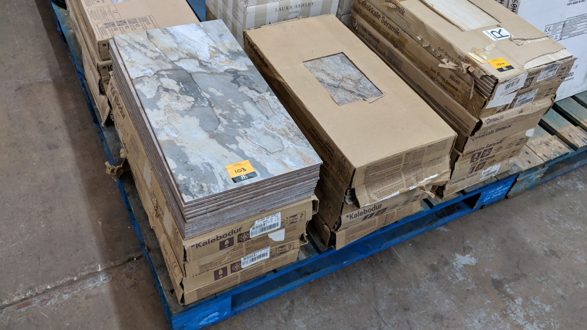 Approx. 11 boxes of Kalebodur high quality floor/wall tiles, each box containing approx. 1.26sq m of - Bild 2 aus 6