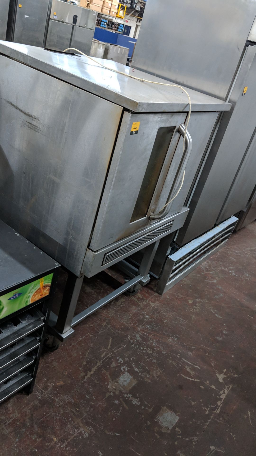 Falcon stainless steel oven on mobile stand IMPORTANT: Please remember goods successfully bid upon - Image 8 of 8