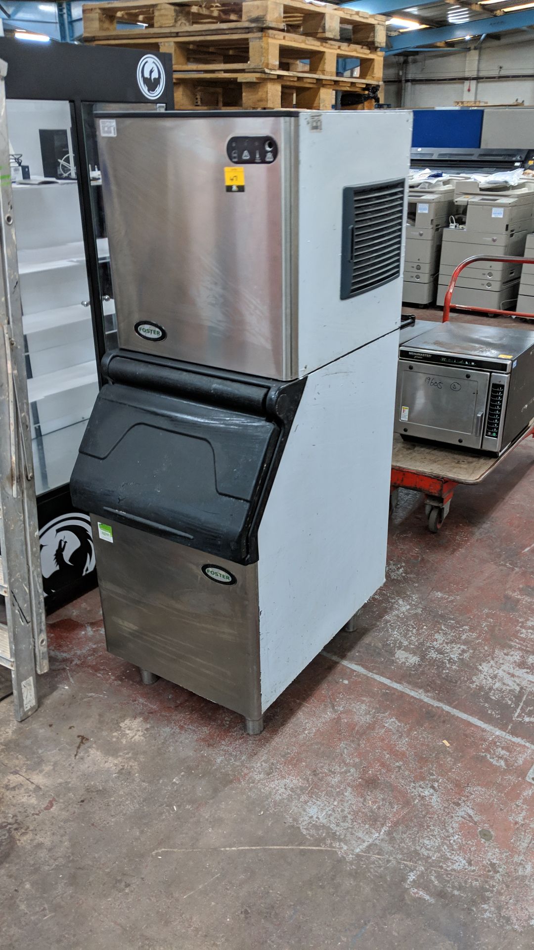 Foster stainless steel tall commercial ice maker, F132 IMPORTANT: Please remember goods successfully - Image 3 of 8