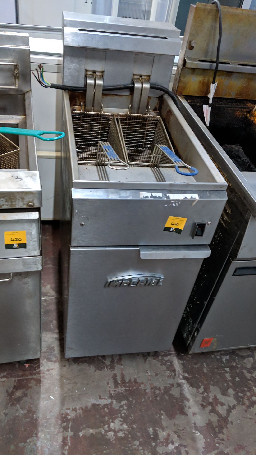 Imperial stainless steel floorstanding fryer, CIFS-40-E-LE IMPORTANT: Please remember goods - Image 2 of 5