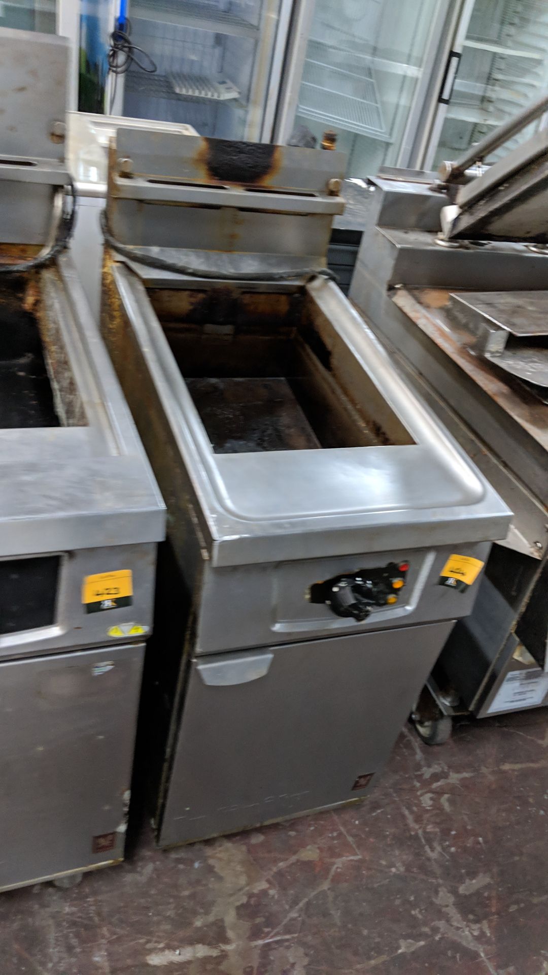 Falcon stainless steel floorstanding fryer IMPORTANT: Please remember goods successfully bid upon