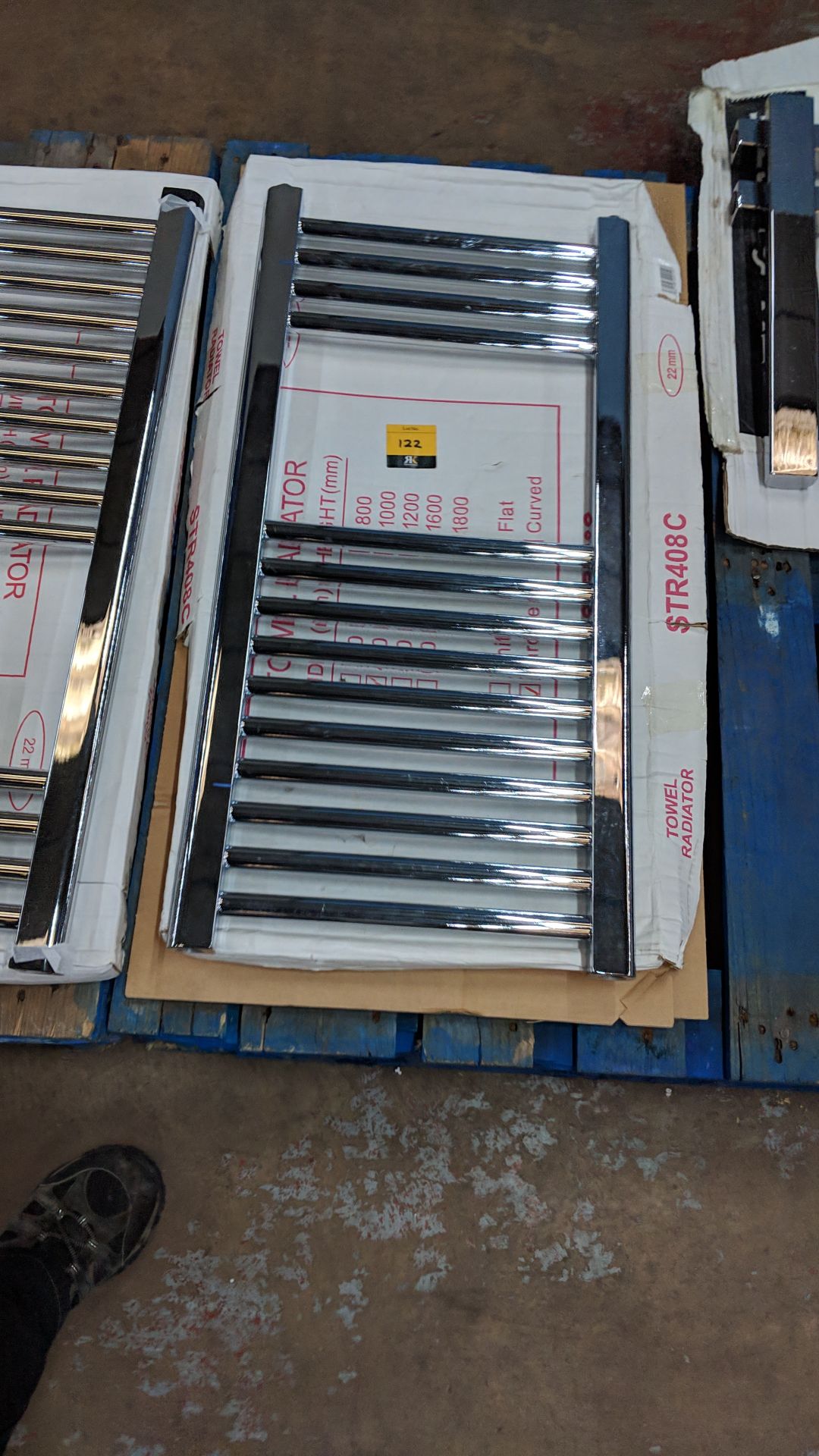 Towel radiator, model STR408C 800x400mm Lots 100 - 142 & 146 - 167 are being sold on behalf of a - Image 2 of 3