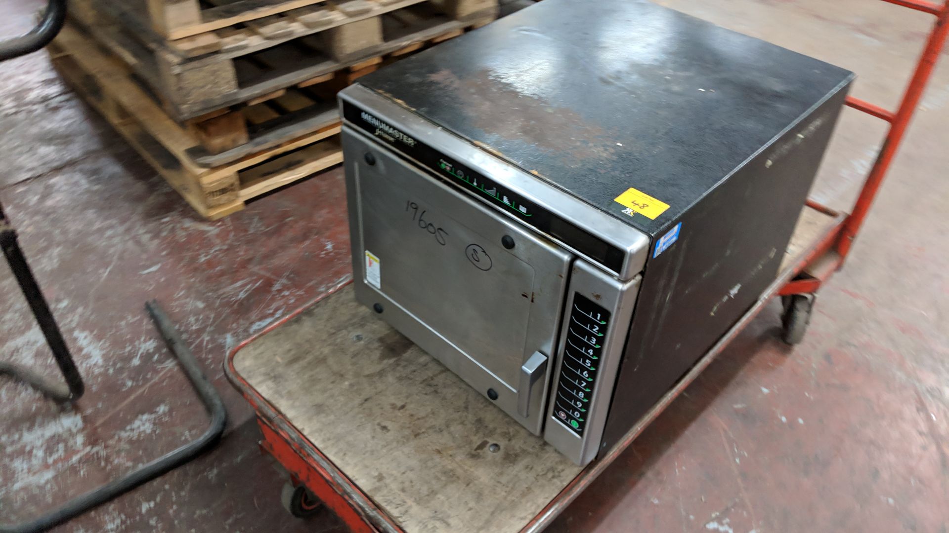 Menumaster Jetwave commercial microwave IMPORTANT: Please remember goods successfully bid upon