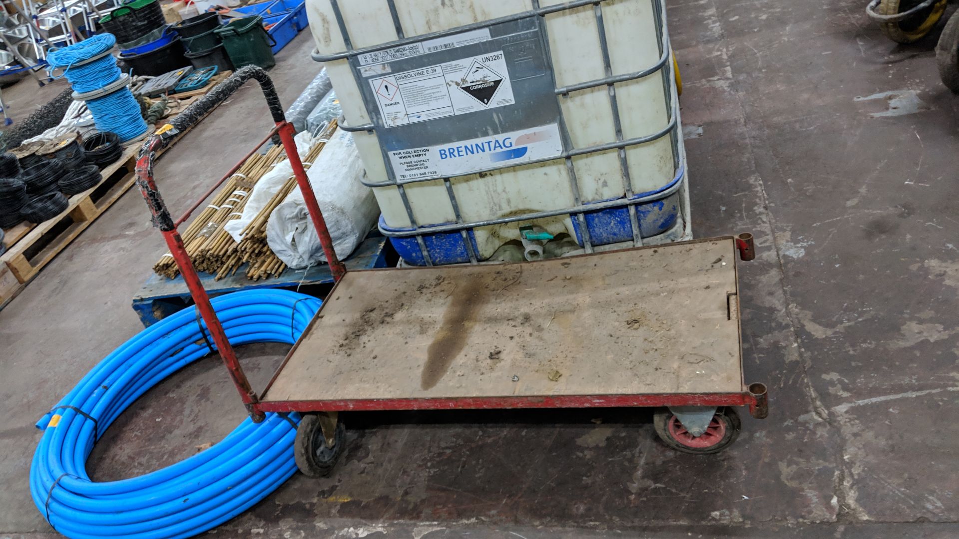 Flatbed trolley IMPORTANT: Please remember goods successfully bid upon must be paid for and