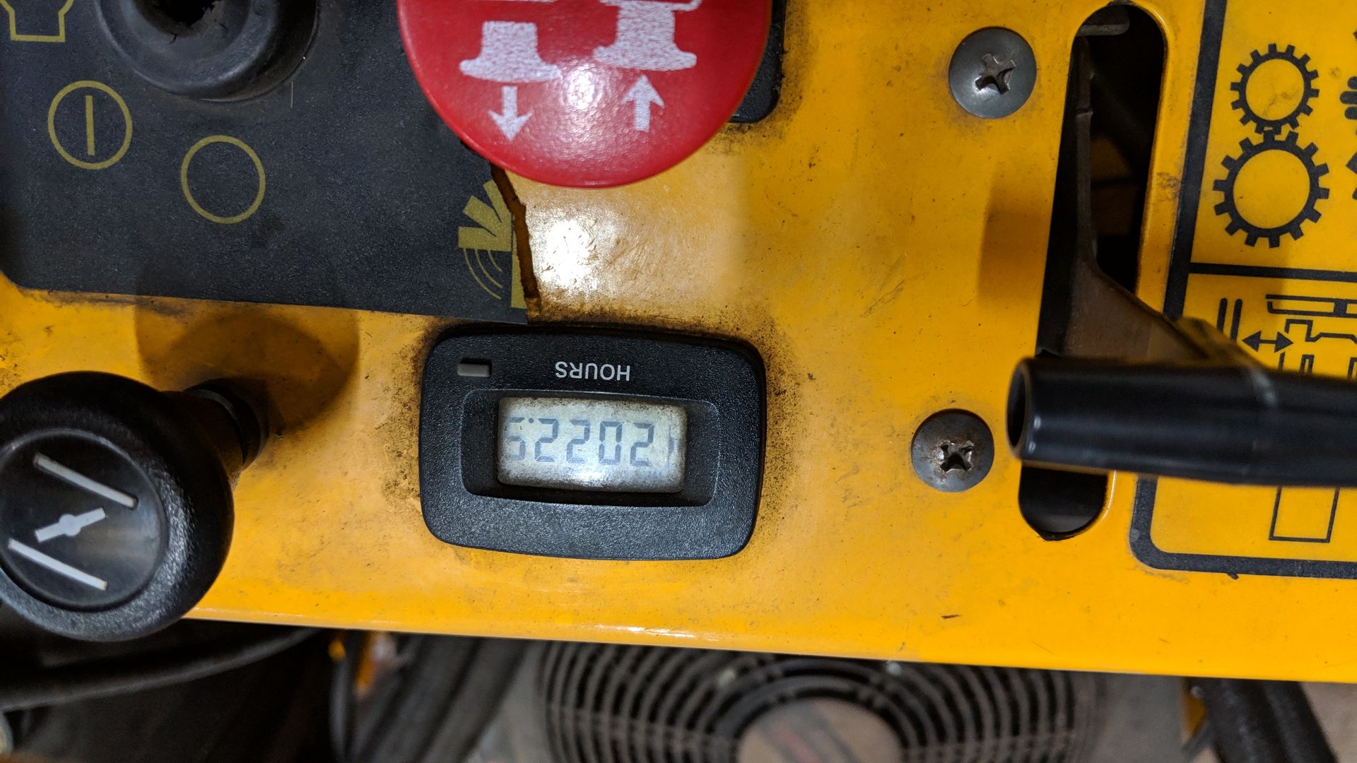 Hydro-gear ride-on rotary mower, hour gauge indicating 2,022.5 hours, powered by Kawasaki model - Image 9 of 21