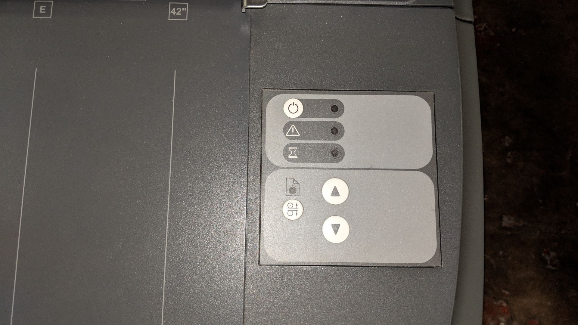 HP DesignJet scanner (820MFP) marked Contex GE67M on rear IMPORTANT: Please remember goods - Image 5 of 7