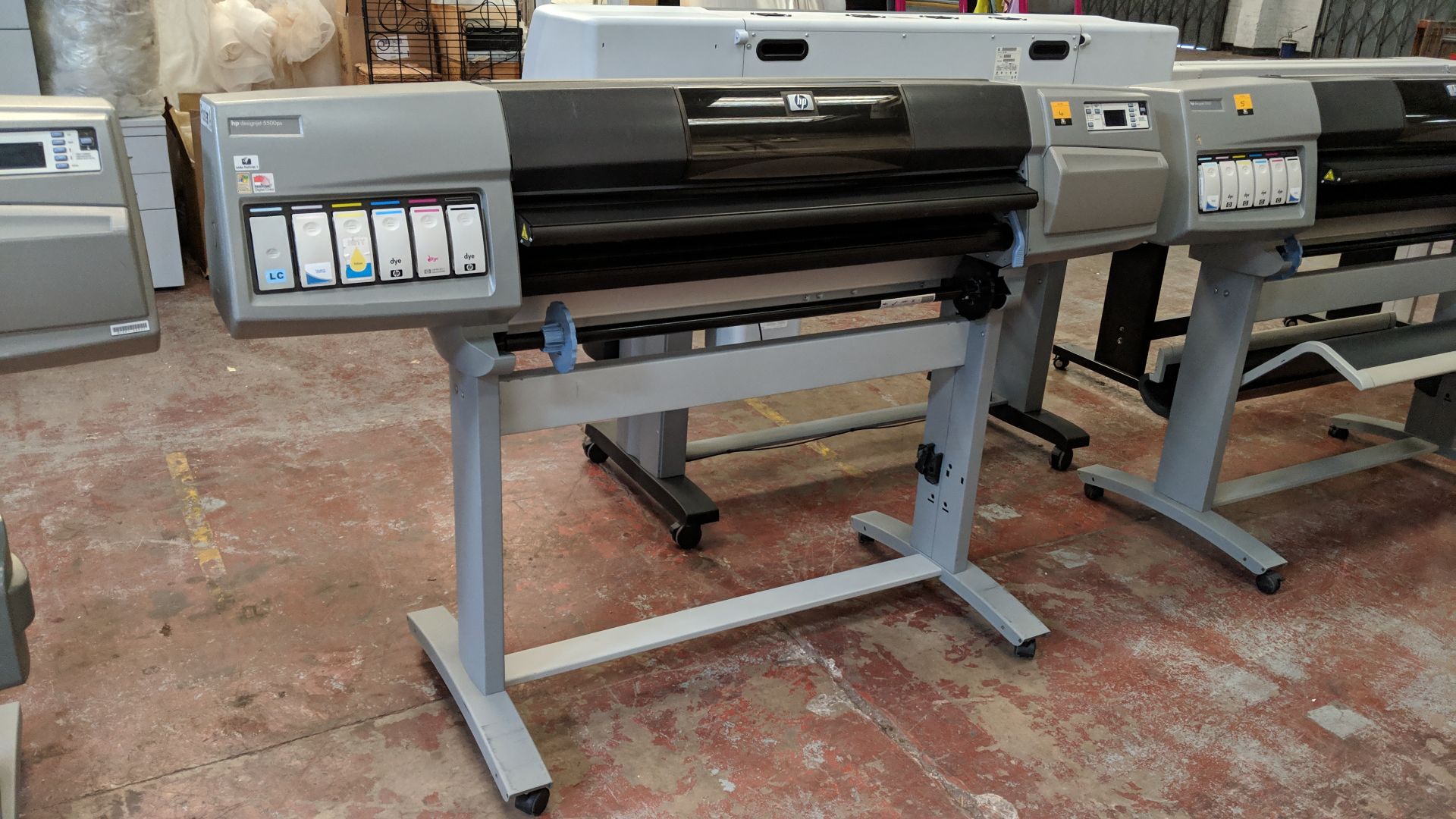 HP DesignJet 5500PS wide format printer, model Q1251/2A. 42 inch width IMPORTANT: Please remember