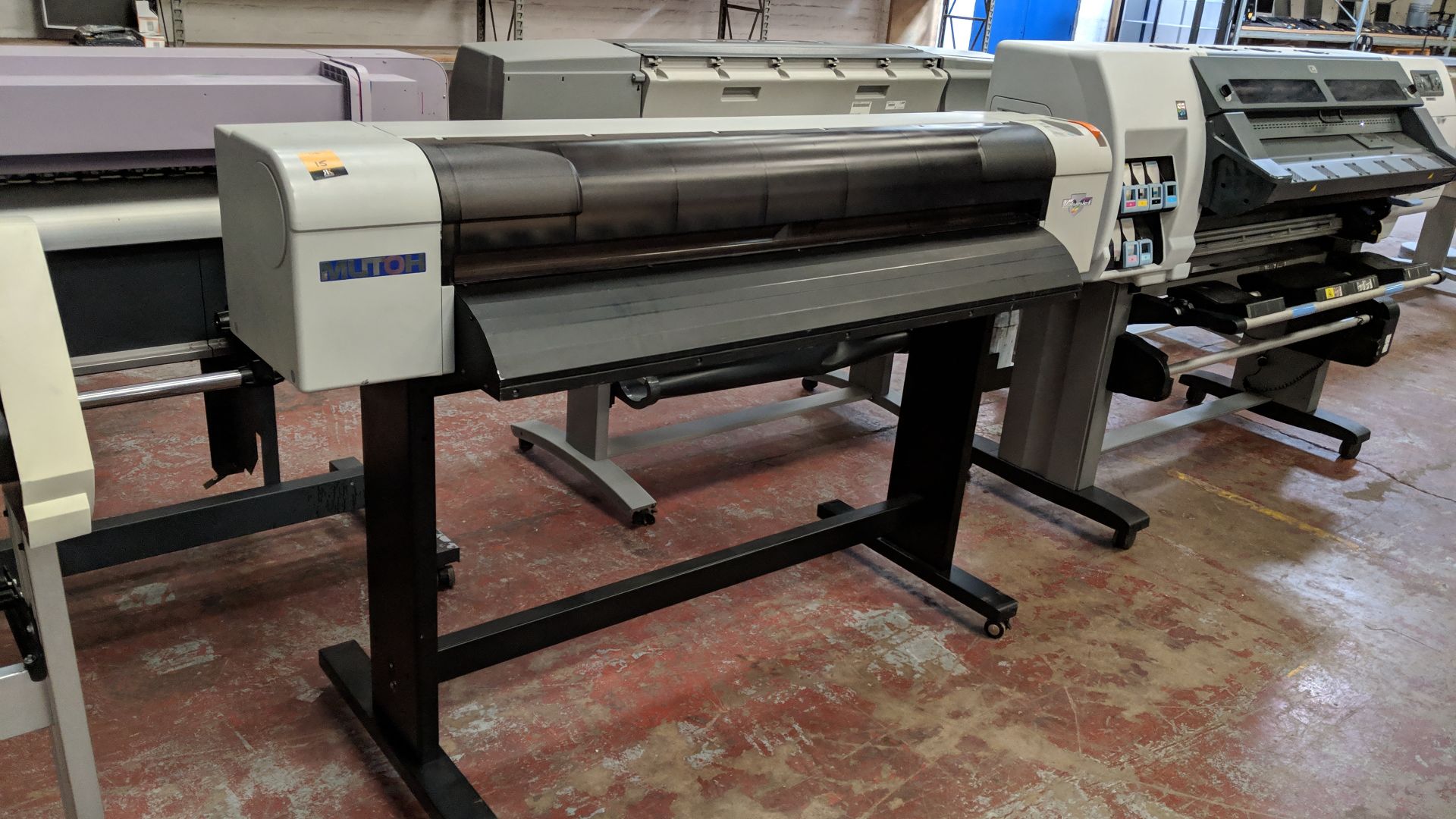 Mutoh ValueJet 1304 Eco Solvent 54 inch printer model VJ-1304E IMPORTANT: Please remember goods