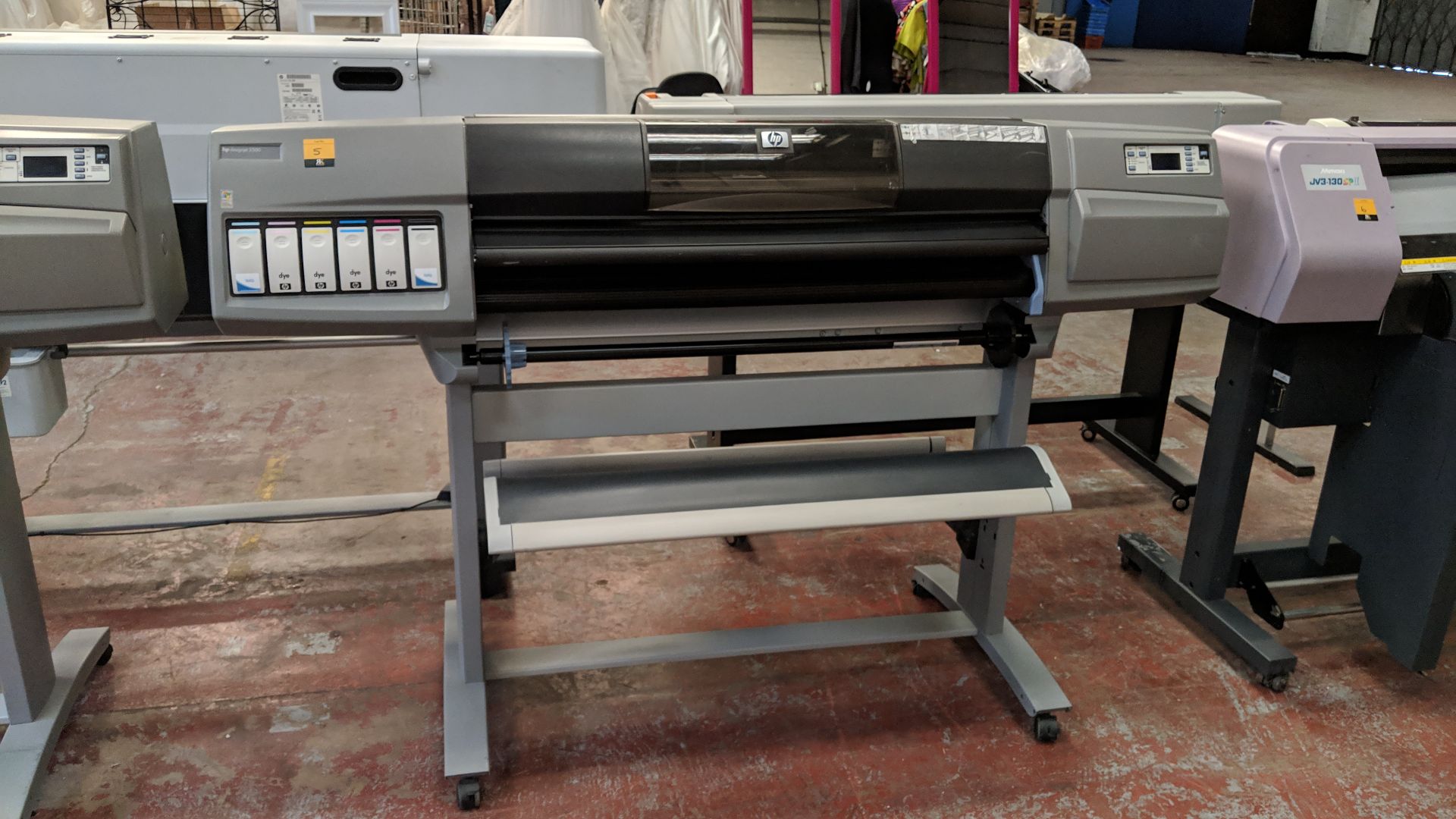 HP DesignJet 5500 wide format printer, model Q1251A. 42 inch width IMPORTANT: Please remember