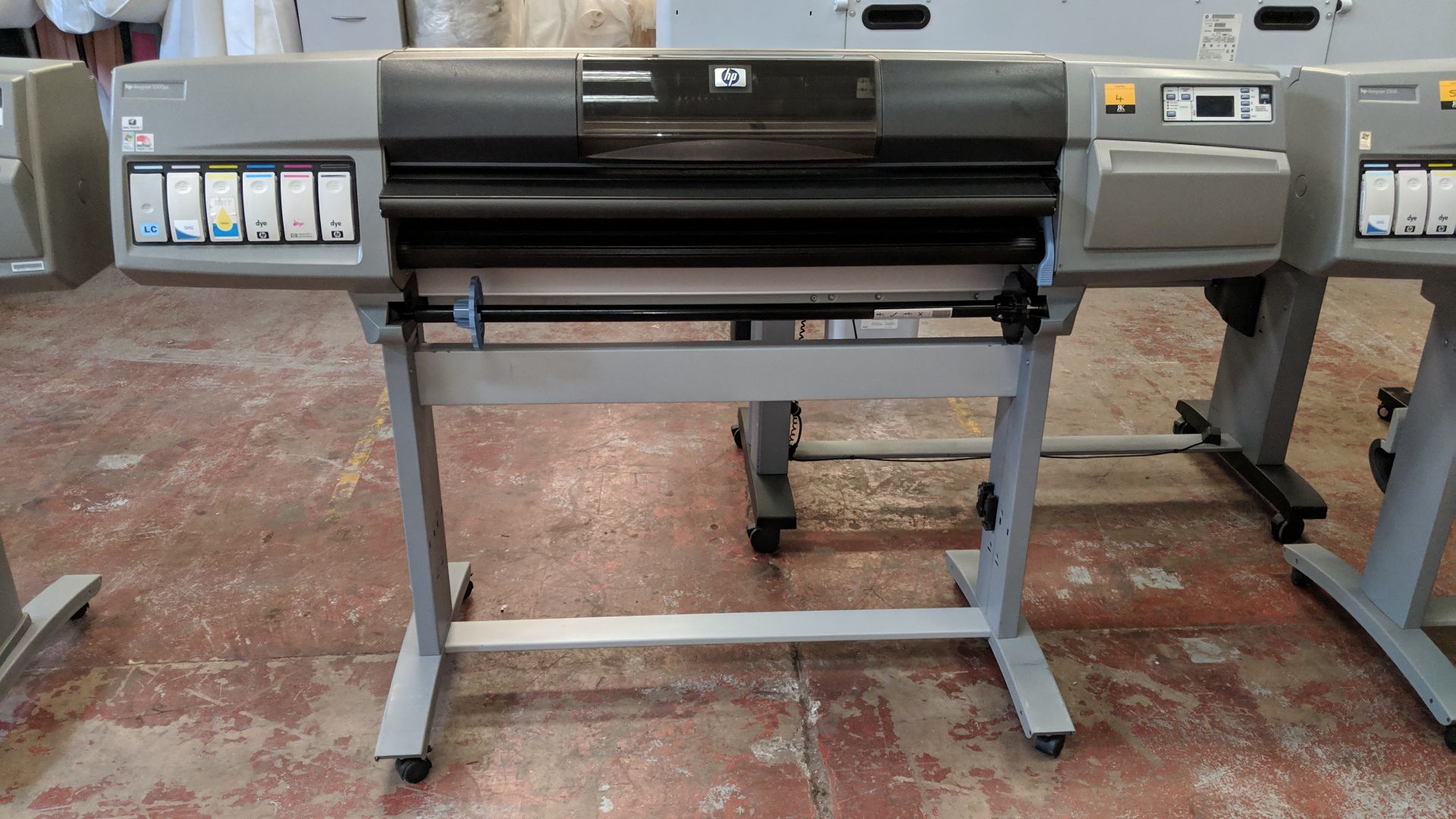 HP DesignJet 5500PS wide format printer, model Q1251/2A. 42 inch width IMPORTANT: Please remember - Image 7 of 8