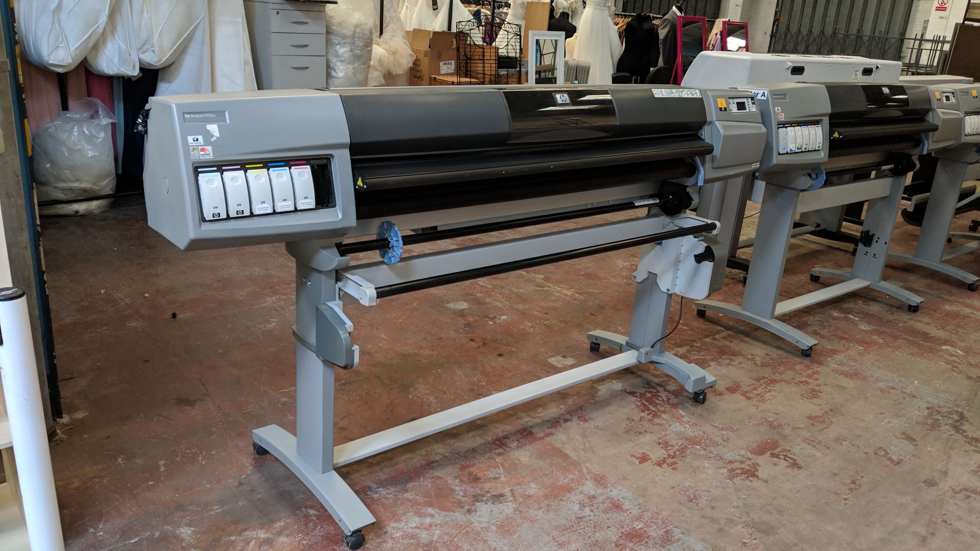 HP DesignJet 5500PS wide format printer, model Q1253/4V. 60 inch width IMPORTANT: Please remember