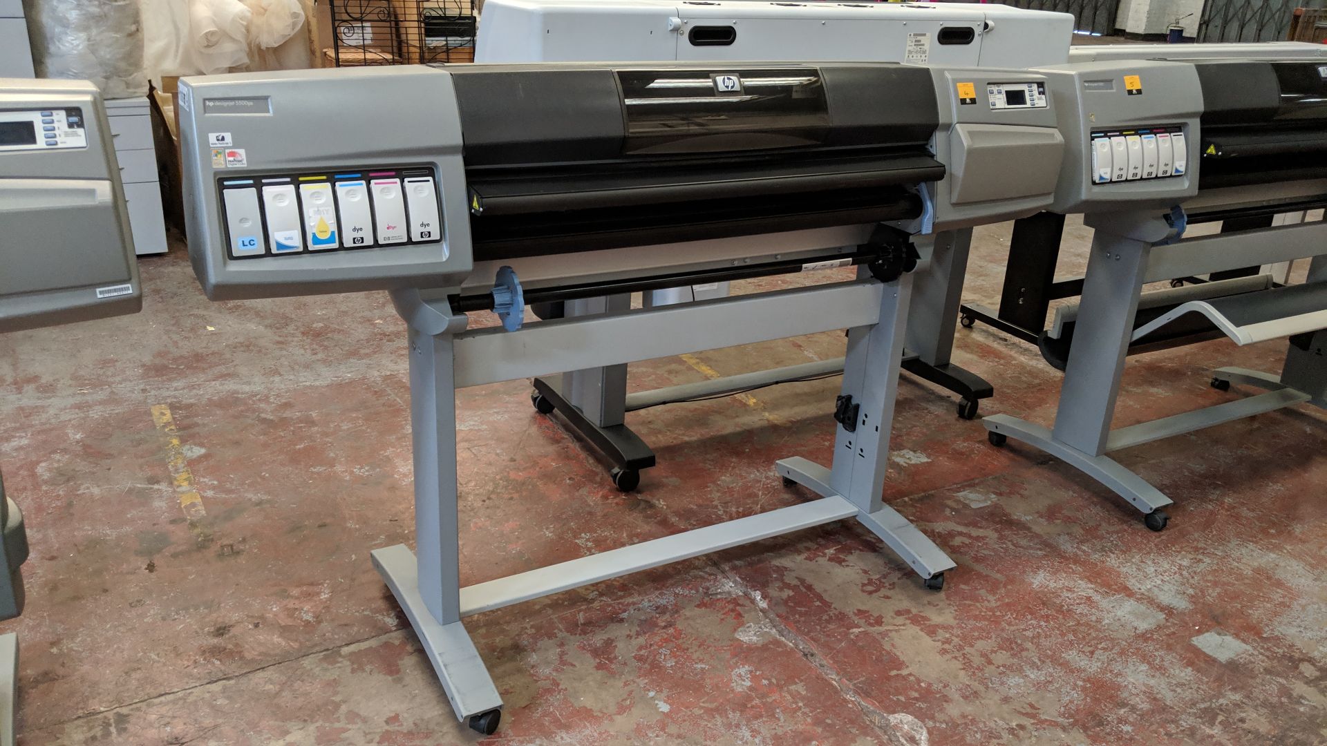 HP DesignJet 5500PS wide format printer, model Q1251/2A. 42 inch width IMPORTANT: Please remember - Image 2 of 8