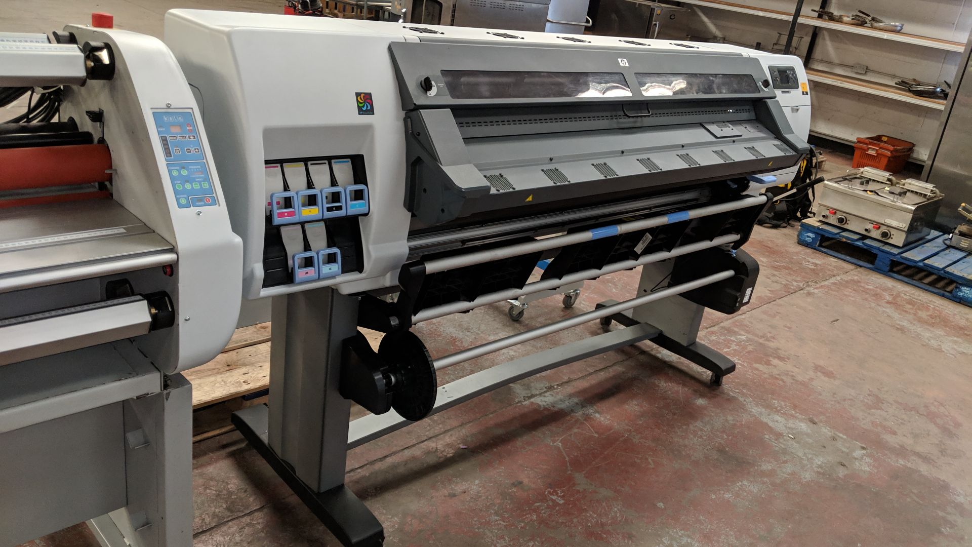 HP DesignJet L25500 wide format printer, product code CH956A, 60 inch capacity IMPORTANT: Please