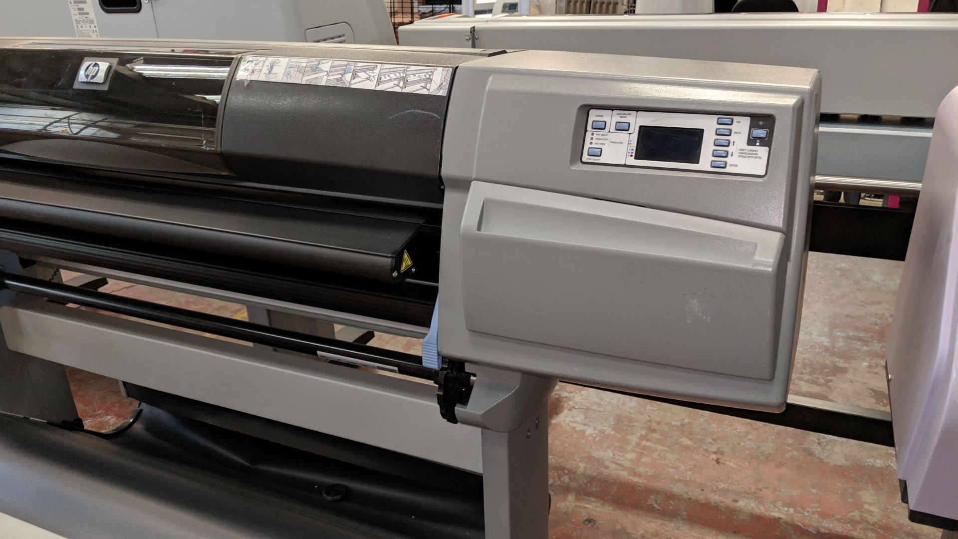 HP DesignJet 5500 wide format printer, model Q1251A. 42 inch width IMPORTANT: Please remember - Image 5 of 8