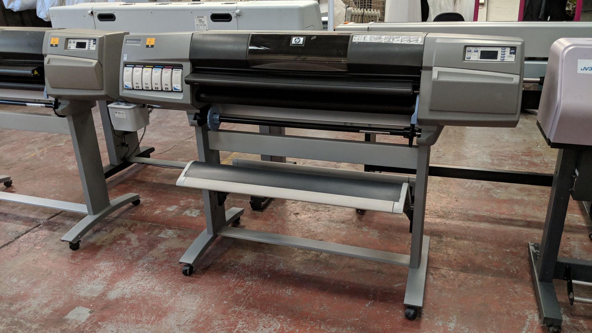 HP DesignJet 5500 wide format printer, model Q1251A. 42 inch width IMPORTANT: Please remember - Image 3 of 8