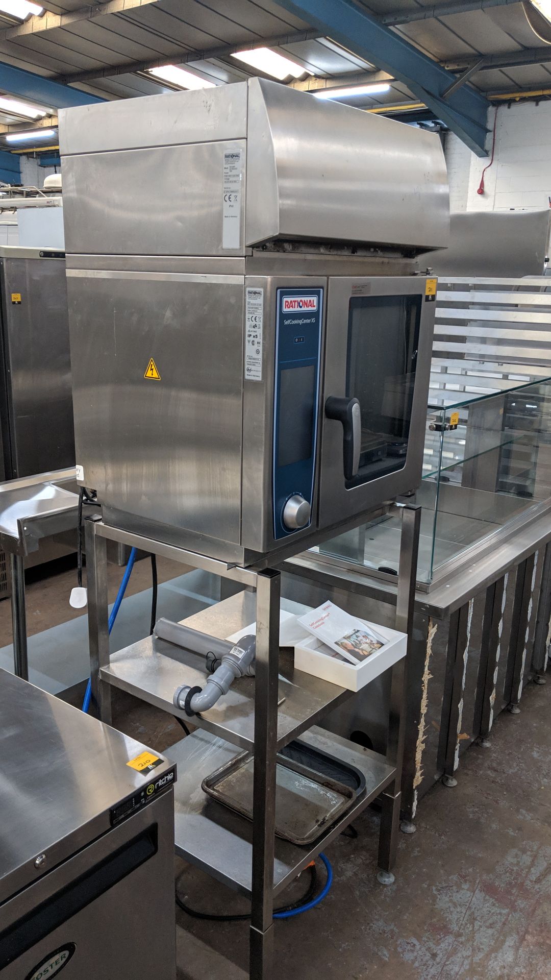 Rational self-cooking center XS model SCCXS62/3E plus UG1 stand & Rational Ultra Vent Plus XS