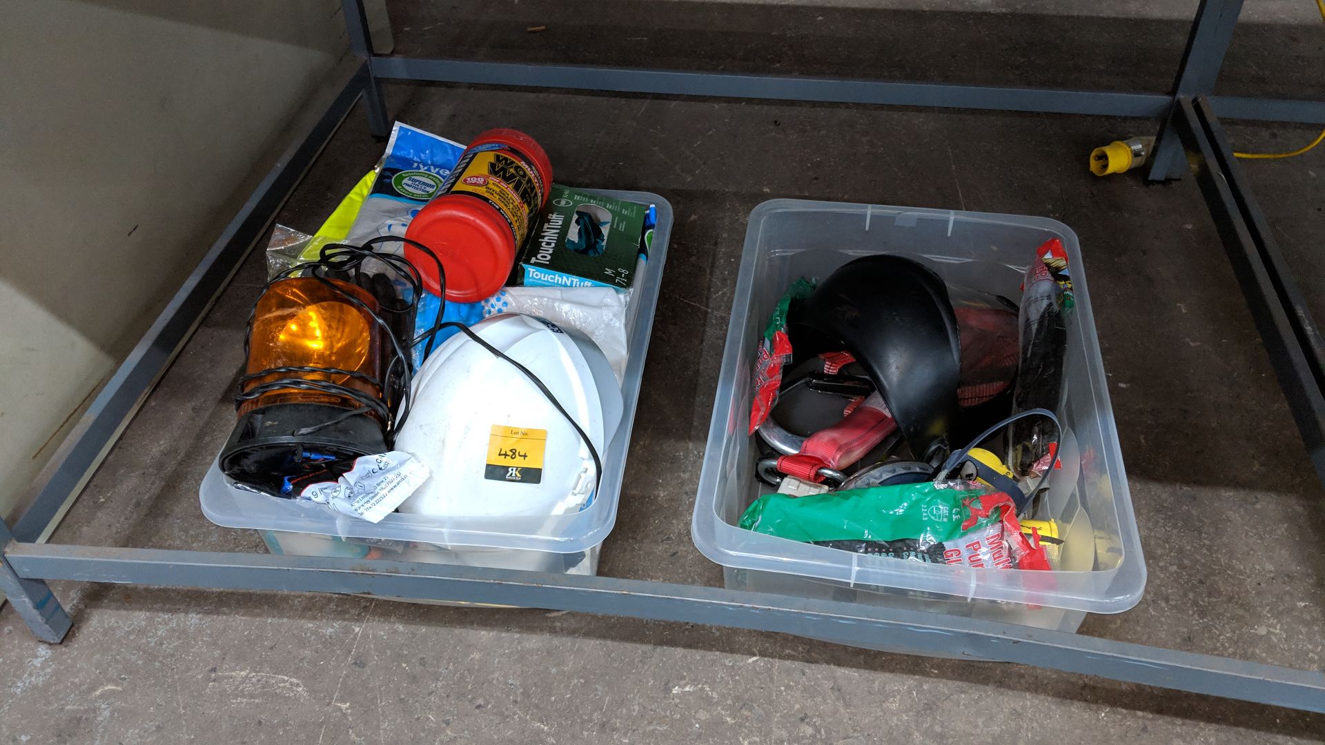 Contents of 2 crates of PPE, safety equipment and more - crates excluded This is one of a large - Image 2 of 5