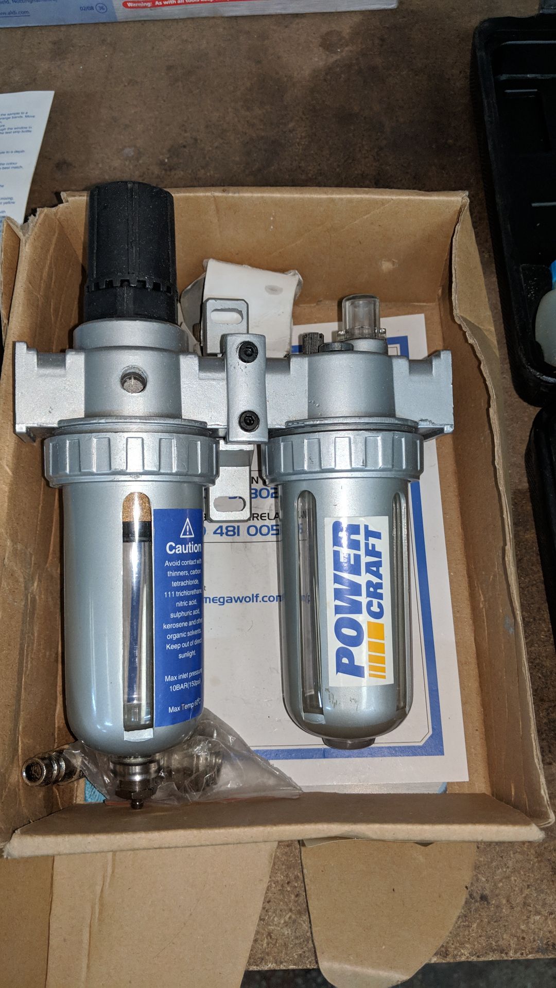 Power Craft air filter regulator and lubricator This lot is one of a number being sold on behalf the