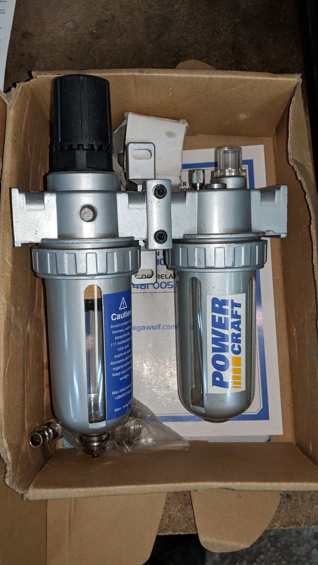 Power Craft air filter regulator and lubricator This lot is one of a number being sold on behalf the - Image 2 of 3