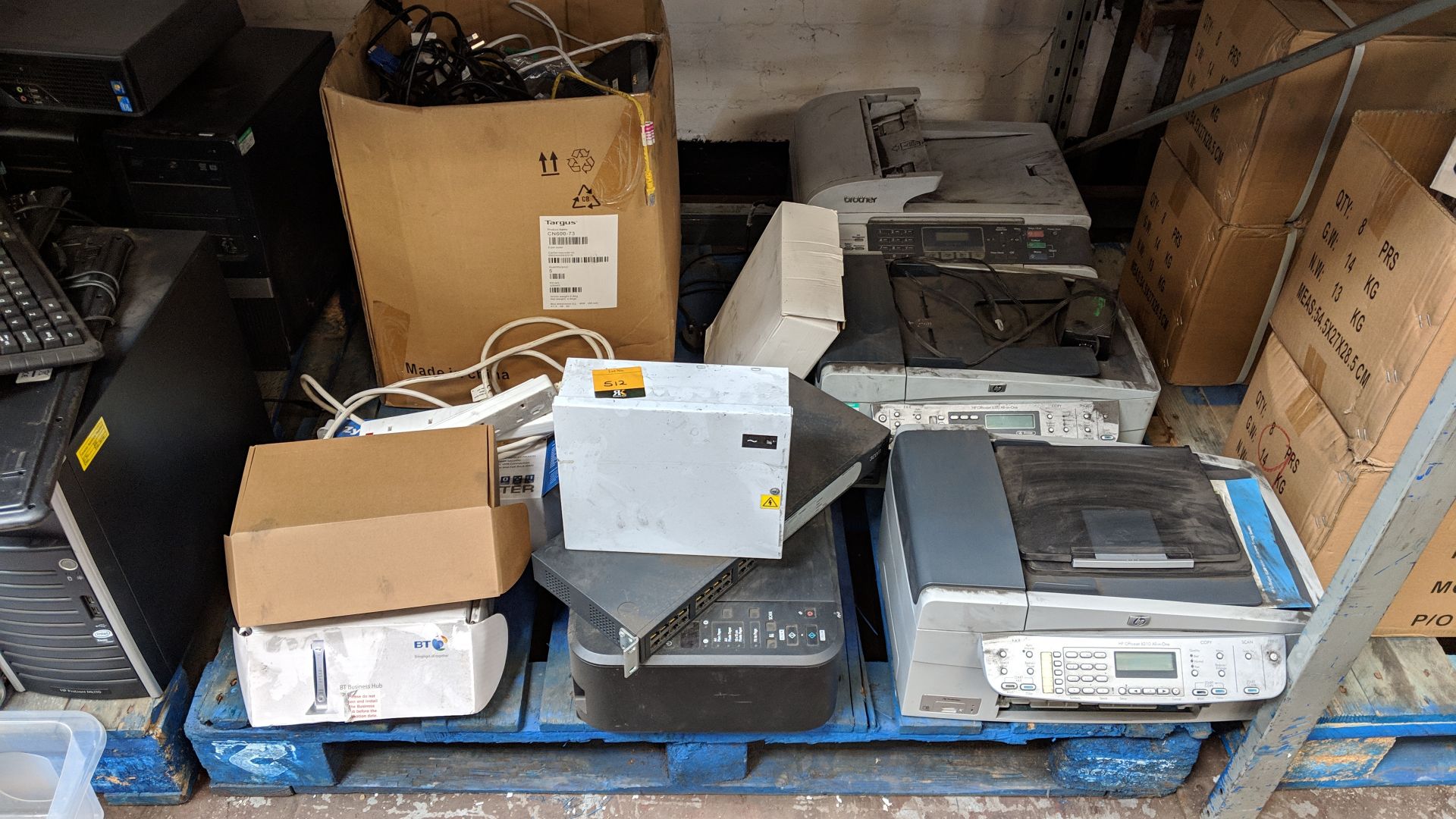Contents of a pallet of printers and other IT equipment - pallet excluded This lot is one of a - Image 2 of 9