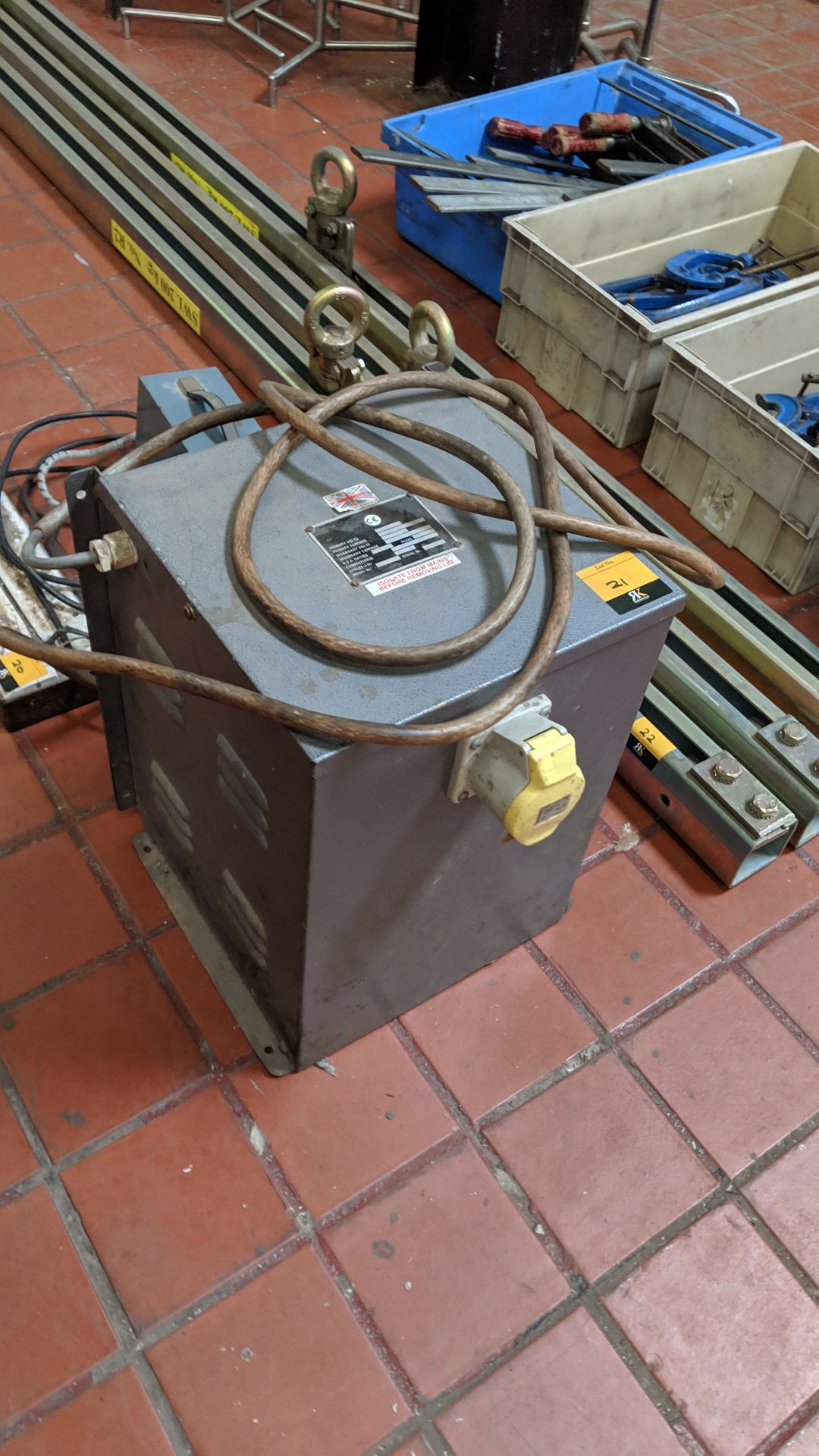 110v transformer This is one of a large number of lots in this sale being sold on behalf of the