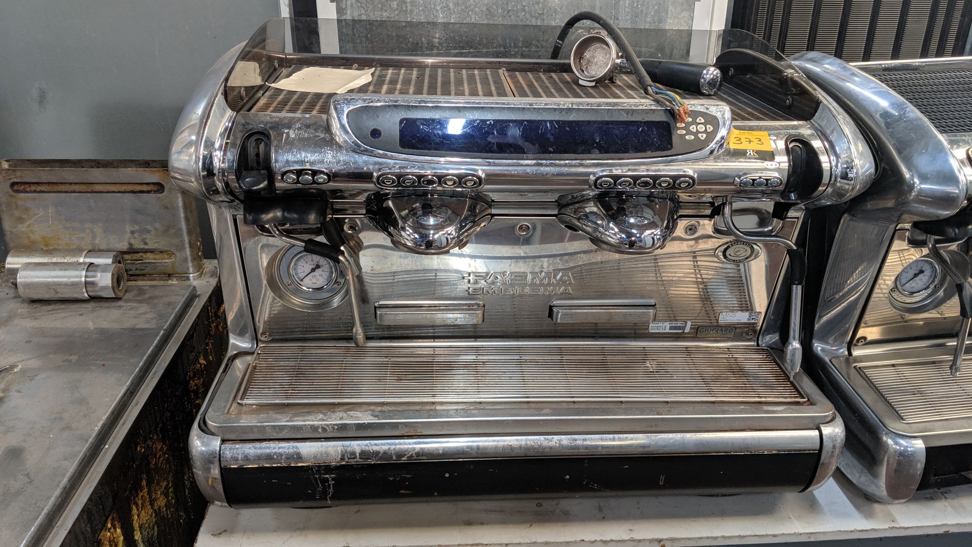 Faema Emblema large twin head digital display commercial coffee machine, designed by Giugiaro as the - Image 3 of 6